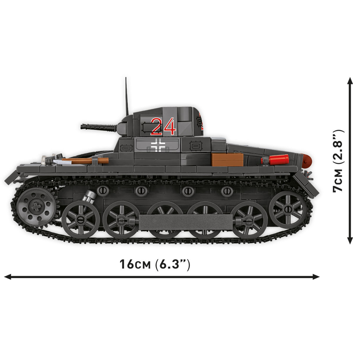 COBI 2660 - PANZER I AUSF.B - Bild 8 COBI 2660 - PANZER I AUSF.B - Bild 8