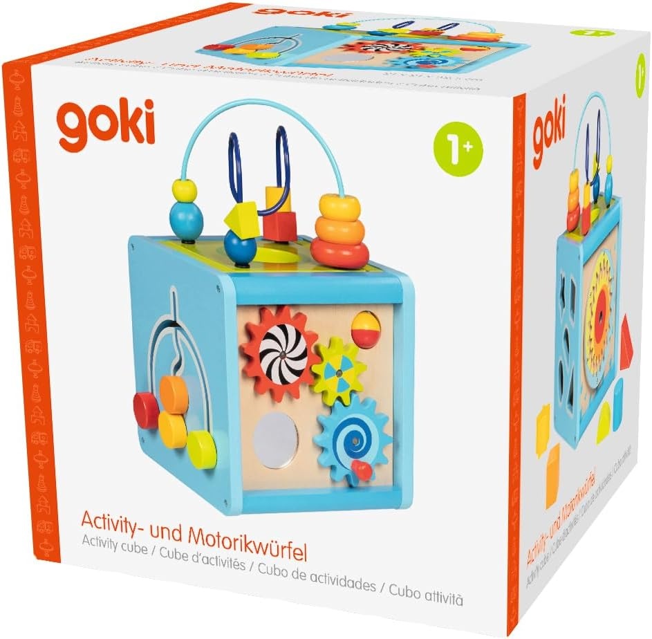 GOKI 58735 Activity- und Motorikwürfel Spielspaß für alle Sinne GOKI, 58735, Activity-, und, Motorikwürfel, Spielspaß, für, alle, Sinne