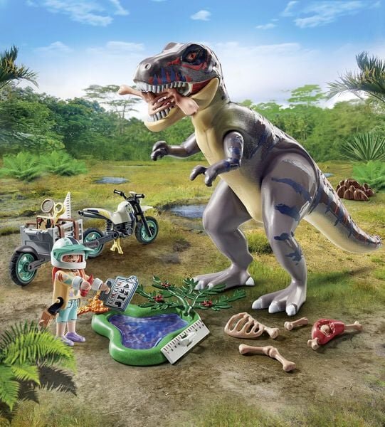 PLAYMOBIL, 71524, T-Rex-Spurensuche