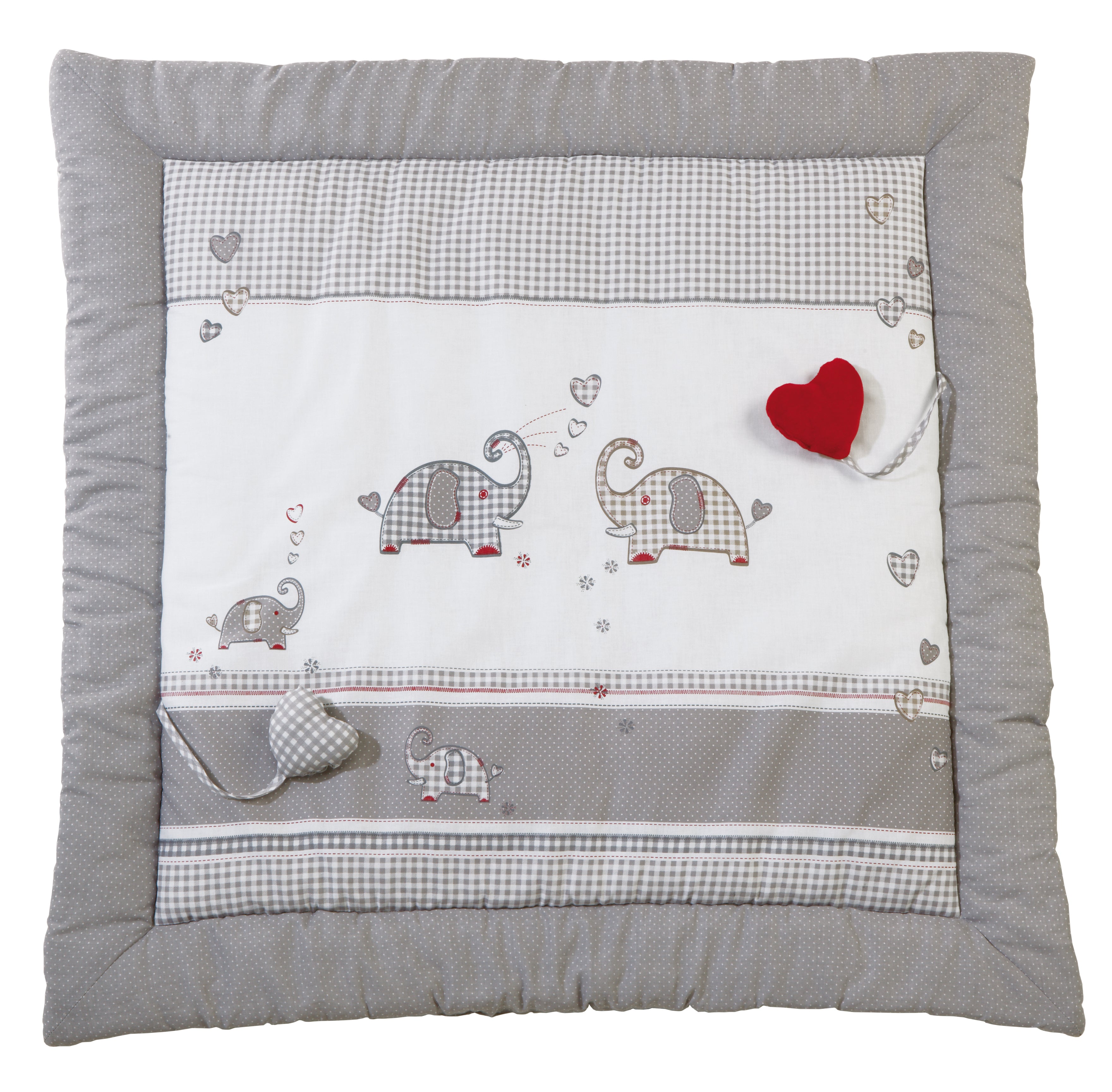 Roba 1406S145 Spiel- Krabbeldecke Jumbo twins grau – Krabbeldecken - Bild 1 Roba 1406S145 Spiel- Krabbeldecke Jumbo twins grau – Krabbeldecken - grau - Krabbeldecken - Produktbild 1