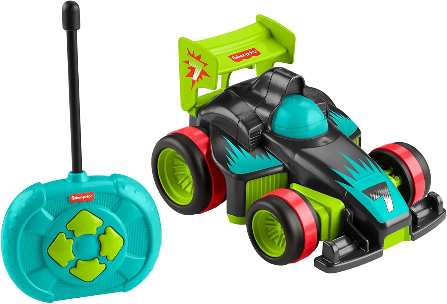 Fisher-Price Fernlenkflitzer RC-Auto für Kinder HYH28 Gras, Pflanze, Rasen, Rasenmäher, Werkzeug