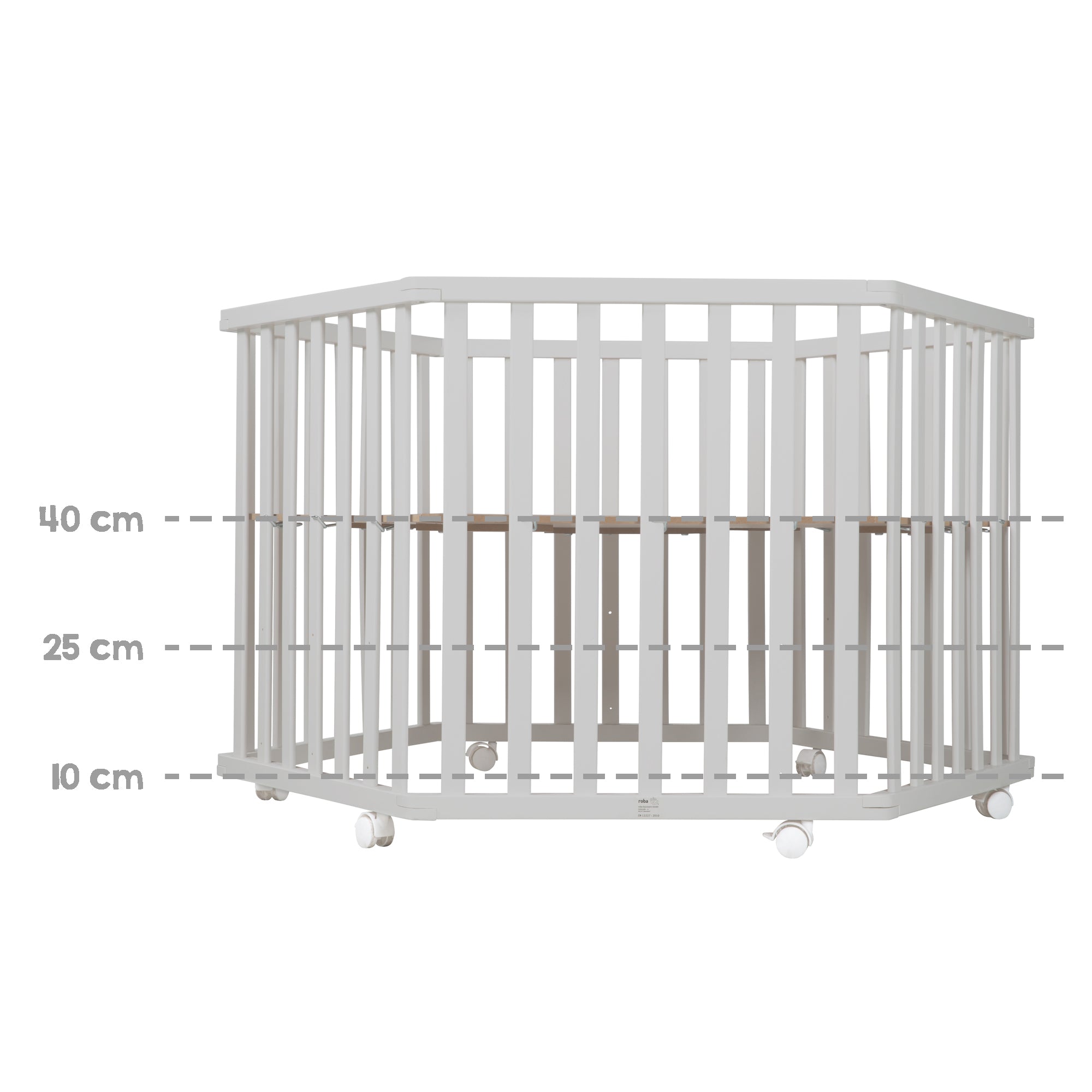 Roba 0232TPS209A Laufgitter 6-eckig Sternenzauber taupe - Bild 9 Roba 0232TPS209A Laufgitter 6-eckig Sternenzauber taupe - Produktbild 9