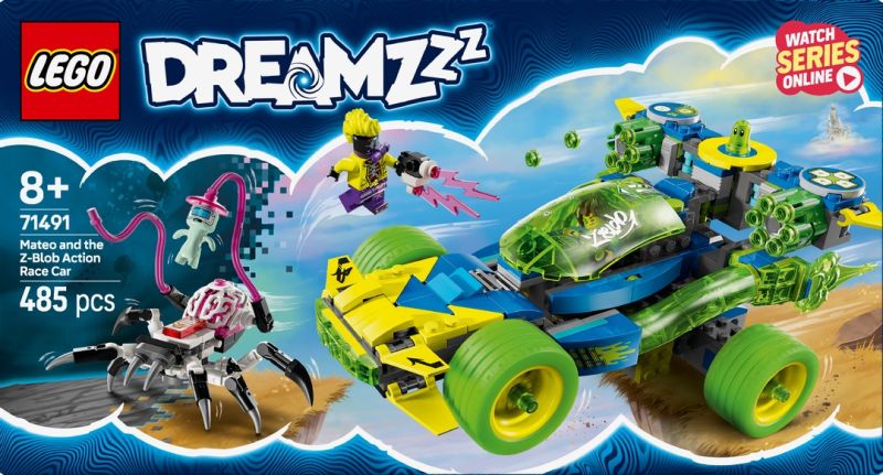 LEGO® DREAMZzz™ 71491 Mateo mit dem Z-Blob Action-Rennwagen LEGO® DREAMZzz™ 71491 Mateo mit dem Z-Blob Action-Rennwagen