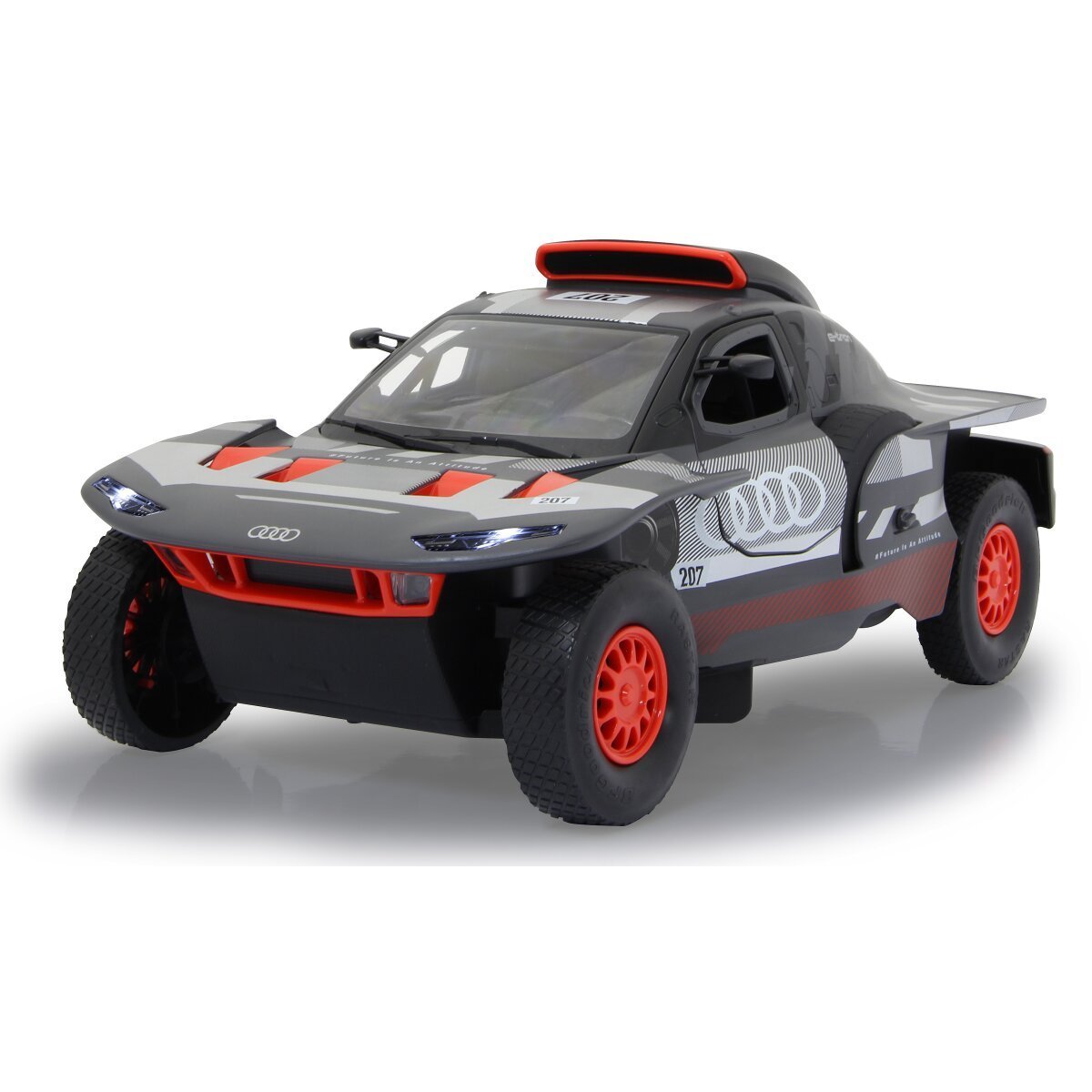 JAMARA AUDI RS Q e-tron E2 1:14 grau 2,4GHz Tür manuell Driftfunktion ab 6 Jahren JAMARA AUDI RS Q e-tron E2 1:14 grau 2,4GHz Tür manuell Driftfunktion ab 6 Jahren