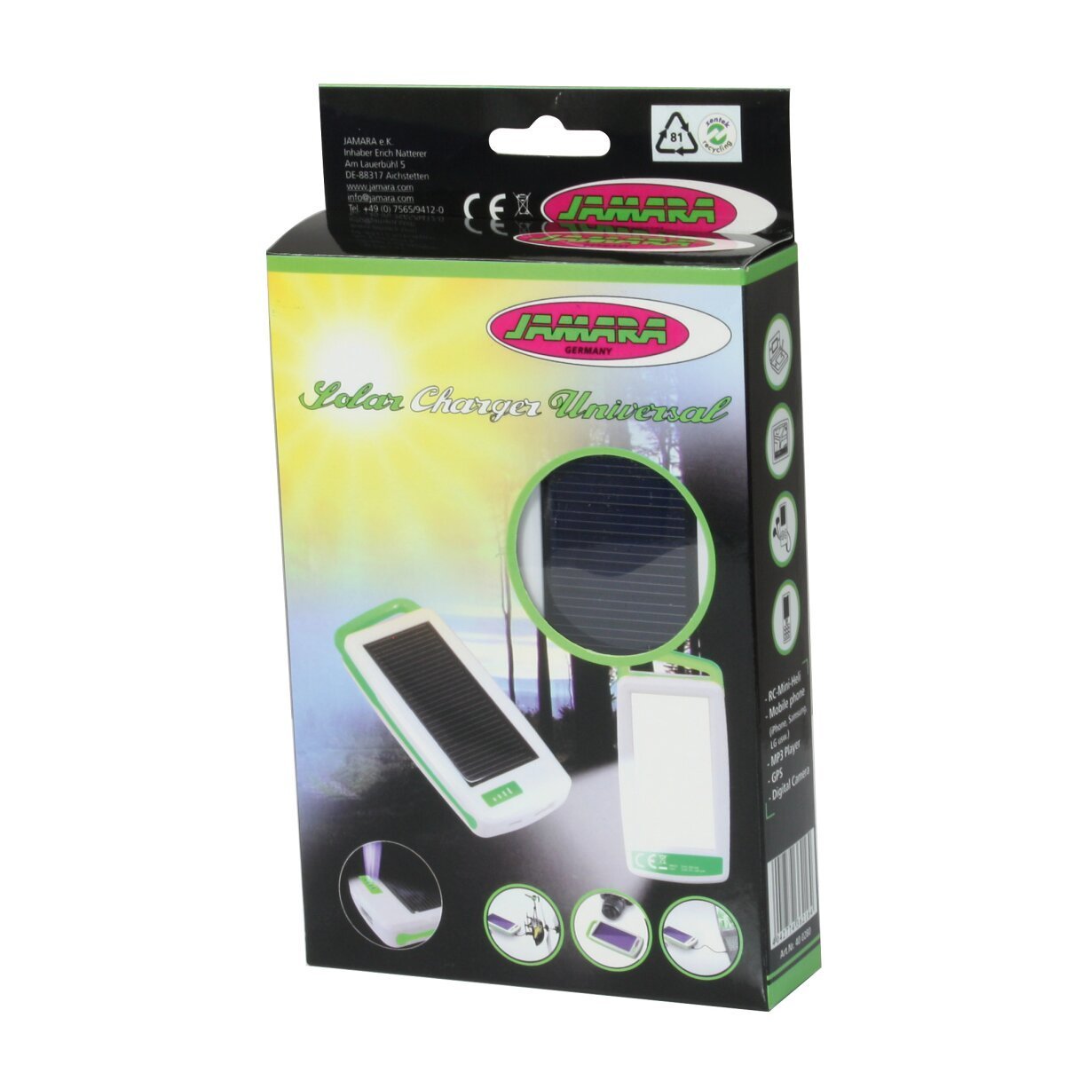 JAMARA Solar Charger Universal