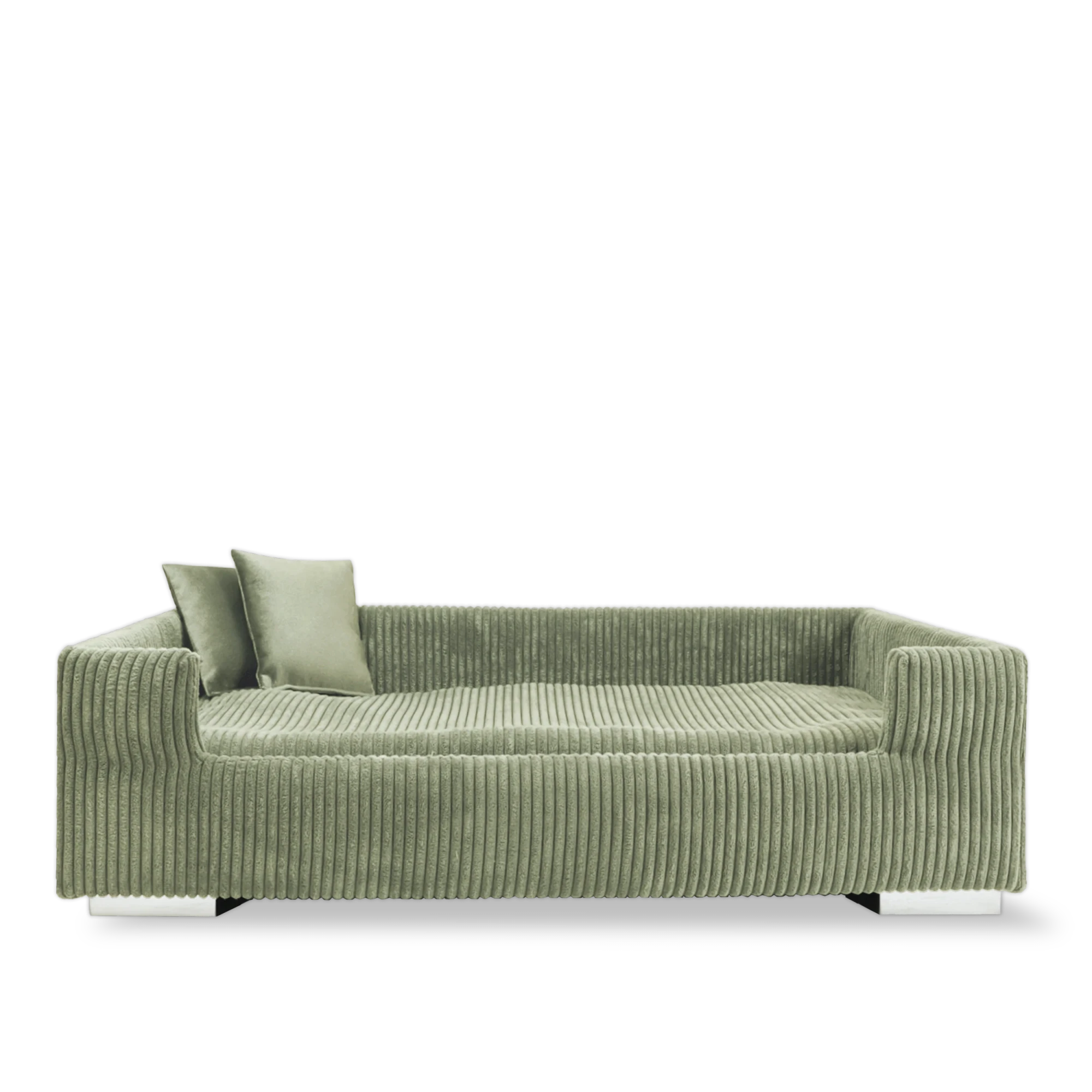 Rohrschneider RS 22340 Hundesofa gepolstert Cord – Sofa mit Wendekissen