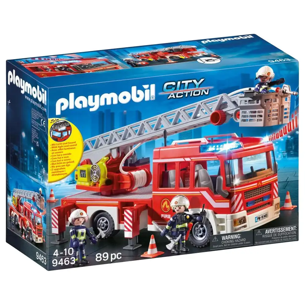 PLAYMOBIL 9463 Feuerwehr-Leiterfahrzeug