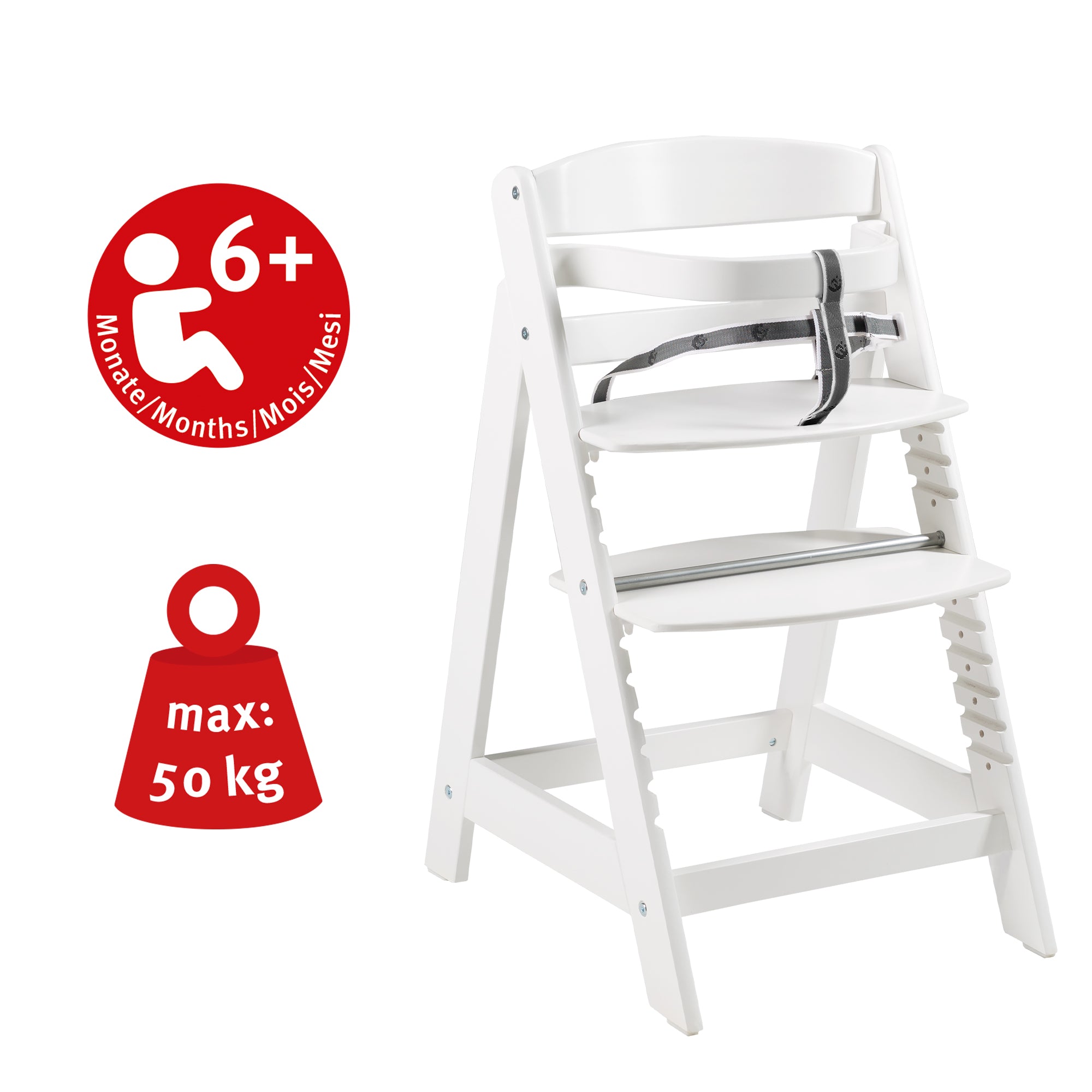 Roba 7571WE Treppenhochstuhl weiß - Bild 7 Roba 7571WE Treppenhochstuhl weiß - Produktbild 7