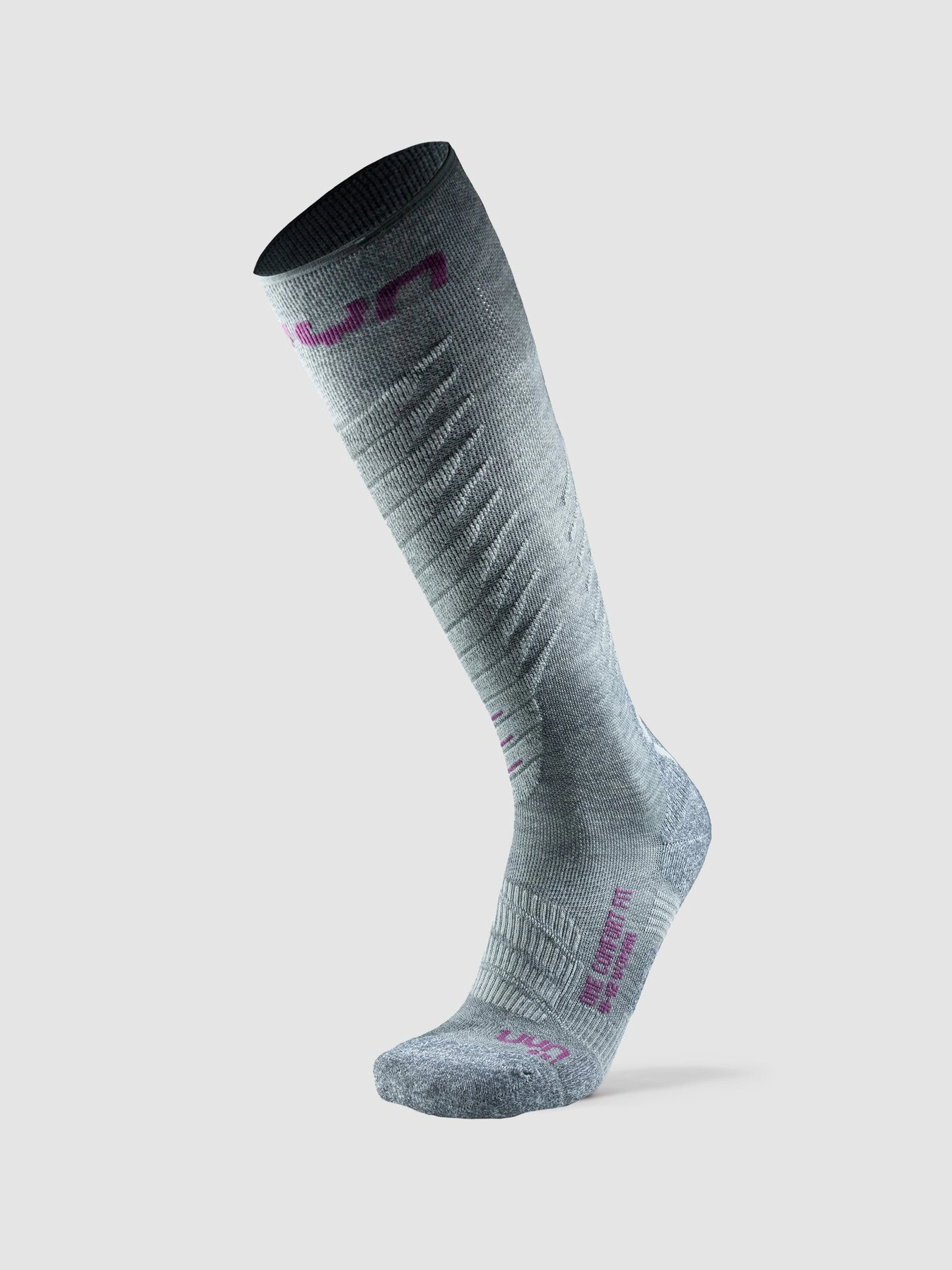 UYN Damen Skisocken One Comfort Fit S100315G360 - Grau/Lila UYN Damen Skisocken One Comfort Fit S100315G360 - Grau/Lila