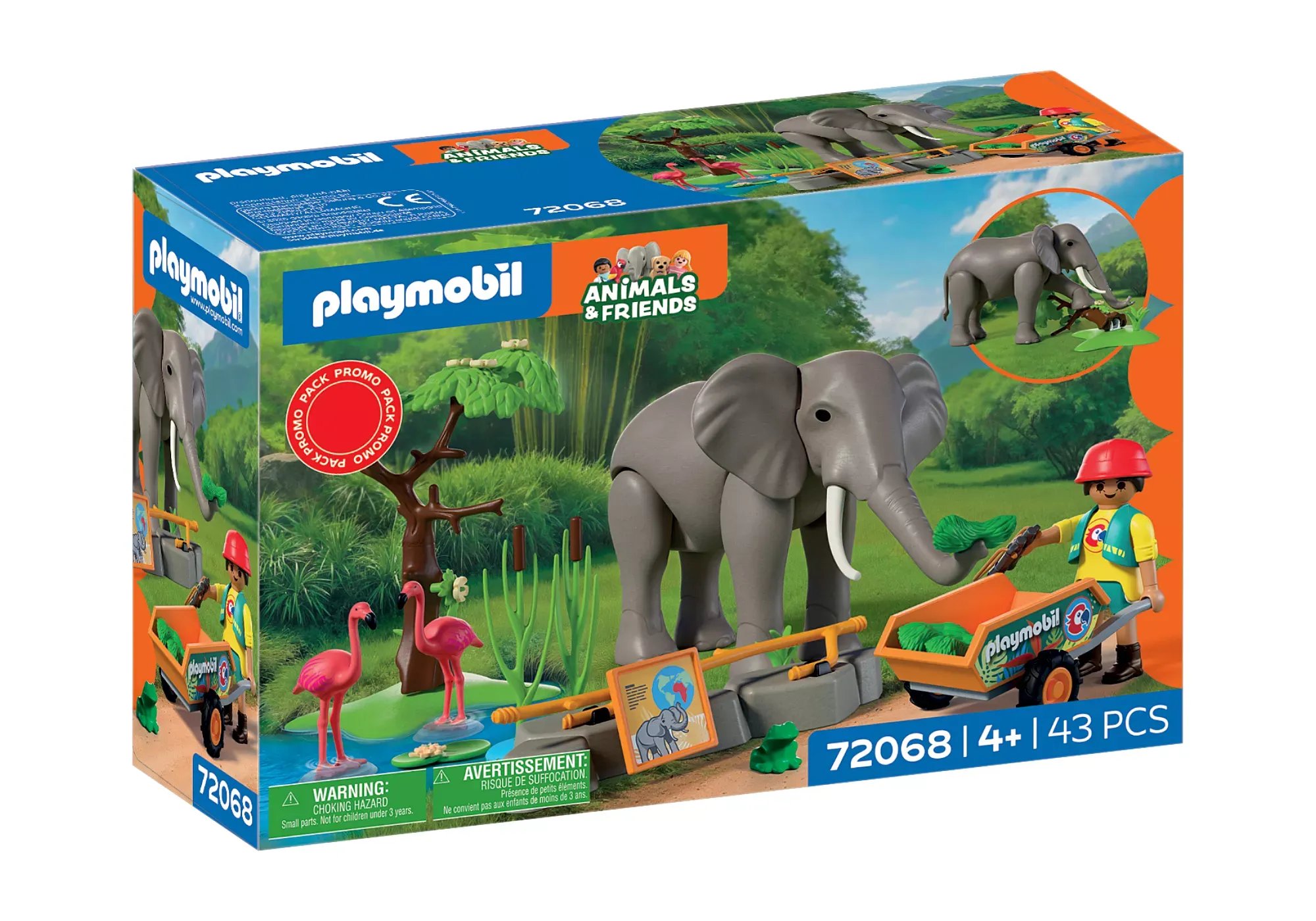 PLAYMOBIL® 72068 Elefant mit Tierpfleger PLAYMOBIL® 72068 Elefant mit Tierpfleger