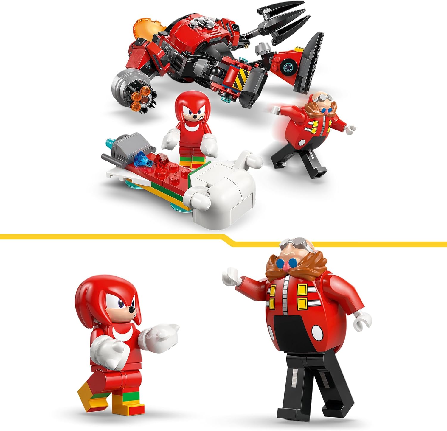 LEGO® Sonic the Hedgehog 77005 Knuckles vs. Dr. Eggmans Egg Crusher Mech LEGO® Sonic the Hedgehog 77005 Knuckles vs. Dr. Eggmans Egg Crusher Mech