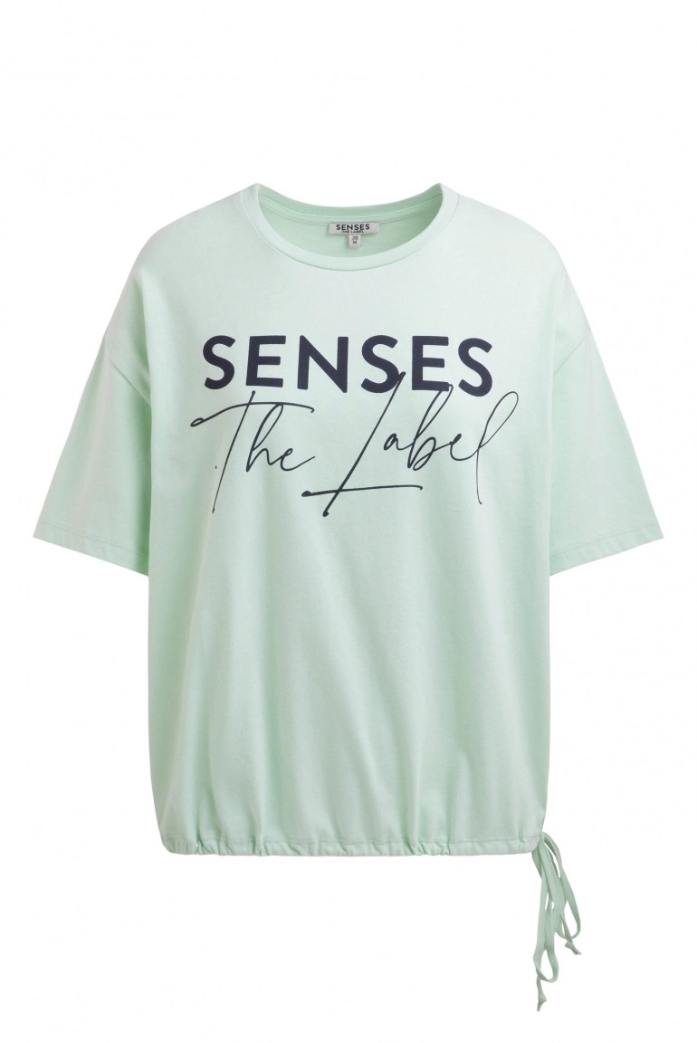 SENSES T-Shirt TOM:BE mit Tunnelzugsaum pastel lime SENSES T-Shirt TOM:BE mit Tunnelzugsaum pastel lime