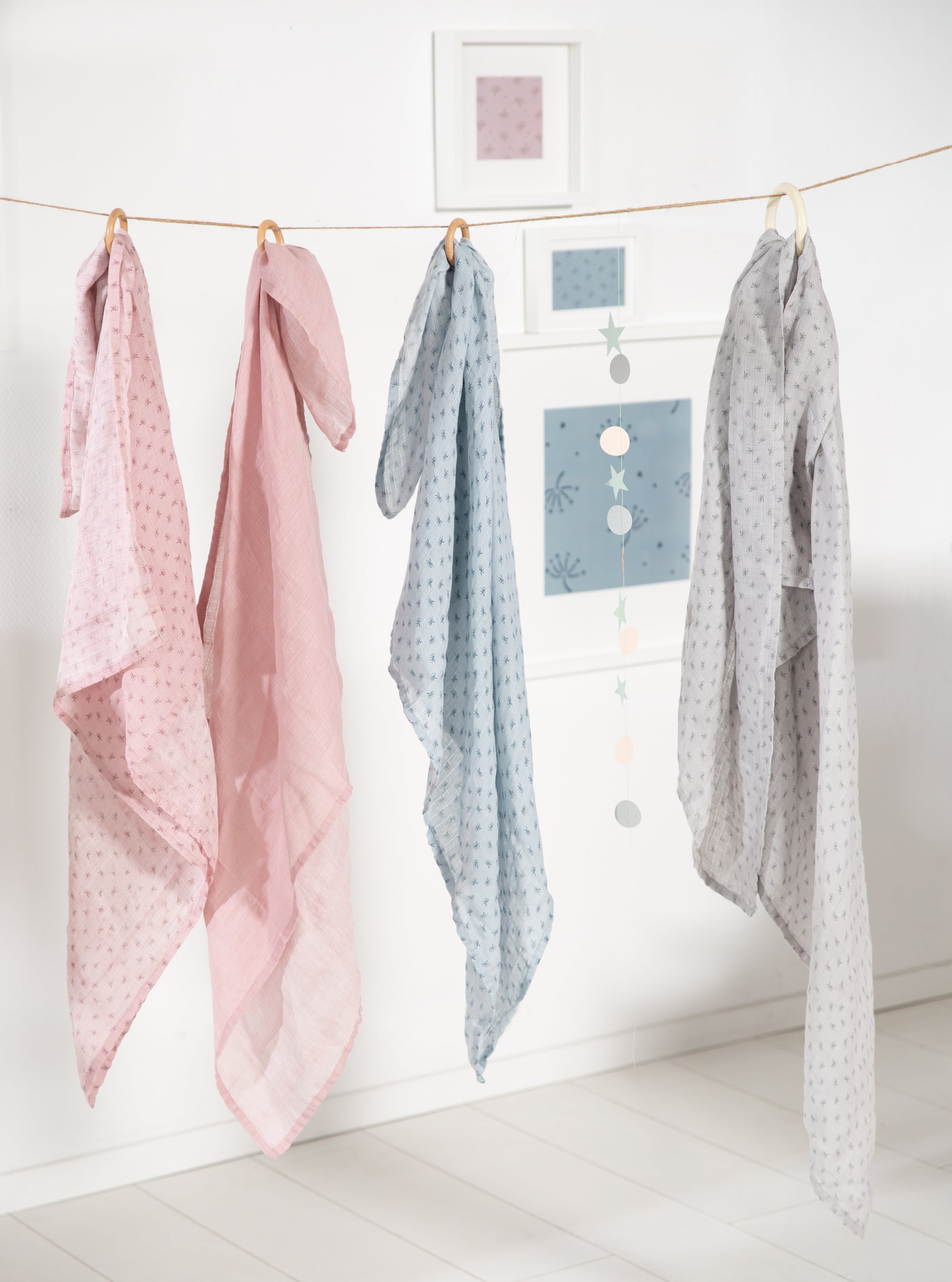 Roba 306130G228 2er Puck-/ Stilltuch Lil Planet türkis hell blau – Krabbeldecken - Produktbild 9