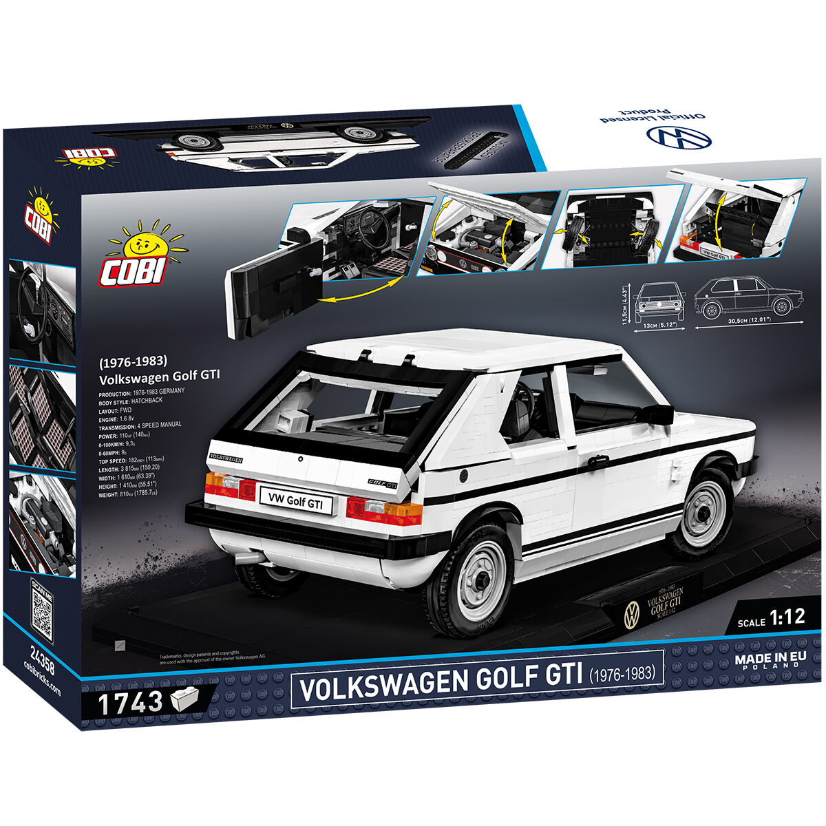 COBI 24358 - Volkswagen GOLF GTI (1976-1983) - Bild 2 COBI 24358 - Volkswagen GOLF GTI (1976-1983) - Bild 2