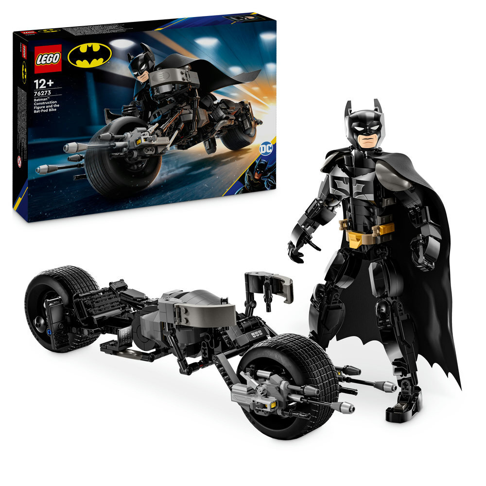 LEGO® DC Batman™ Baufigur mit dem Batpod 76273 Maschine, Rad, Person, Batman
