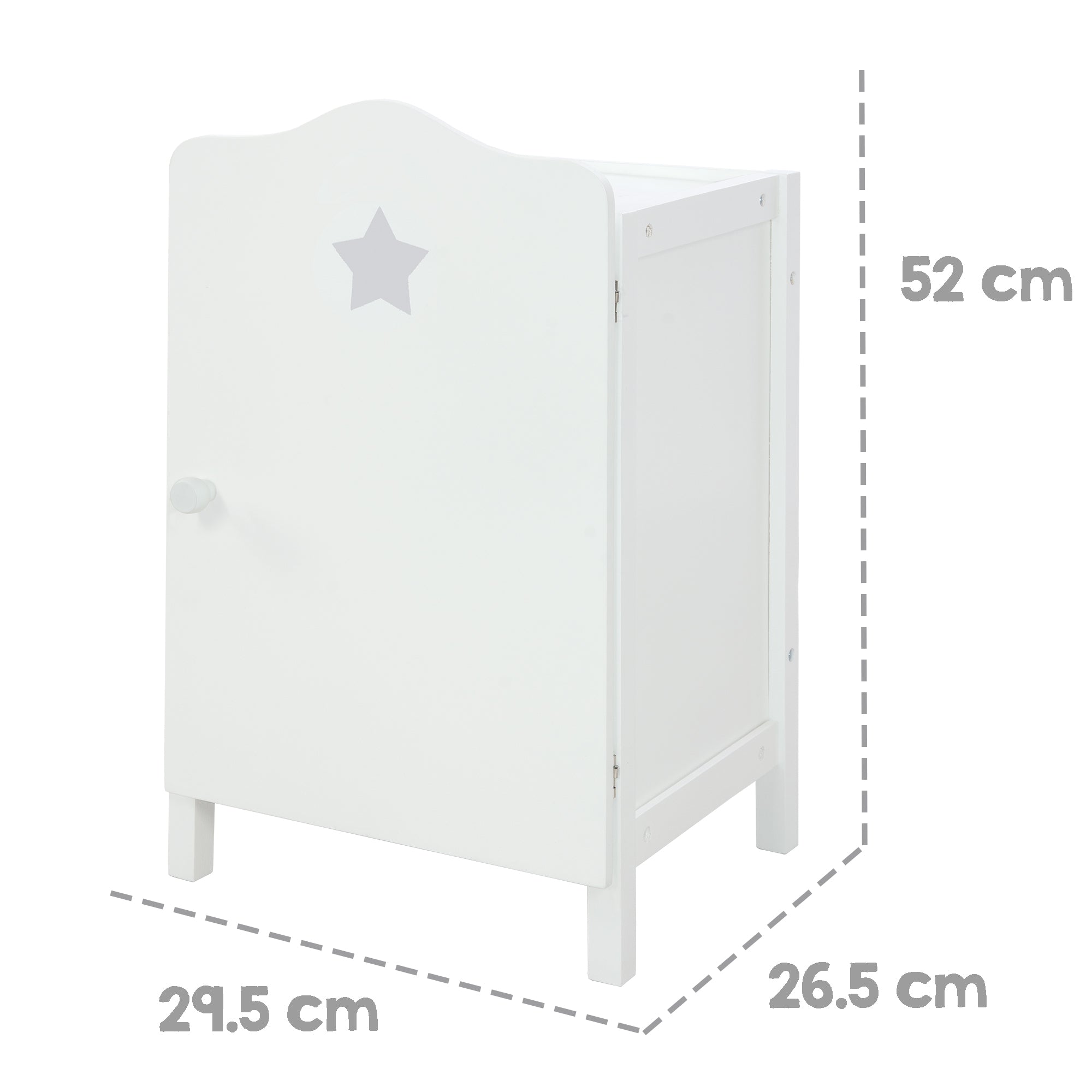 Roba 98530 Puppenkleiderschrank Stella grau – Puppenmöbel & Häuser - Bild 7 Roba 98530 Puppenkleiderschrank Stella grau – Puppenmöbel & Häuser - Produktbild 7