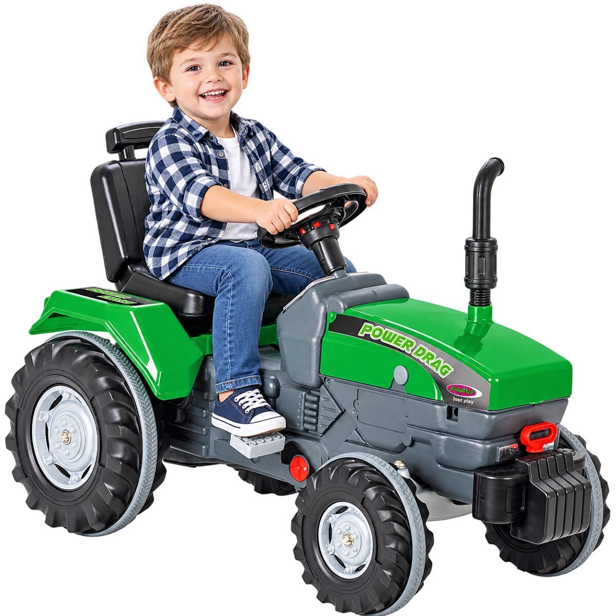 JAMARA Trettraktor Power Drag grün ab 3 Jahren