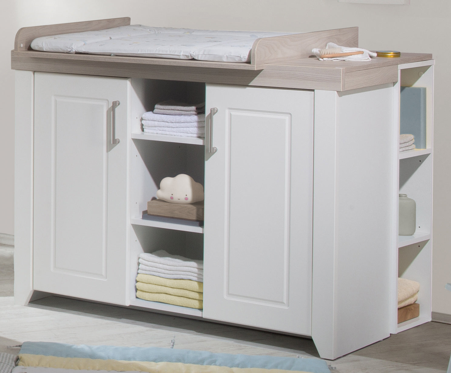 Roba 1732775 breite Wickelkommode Felicia Canadian White – Wickelkommode breit - Bild 2 Roba 1732775 breite Wickelkommode Felicia Canadian White – Wickelkommode breit - Produktbild 2