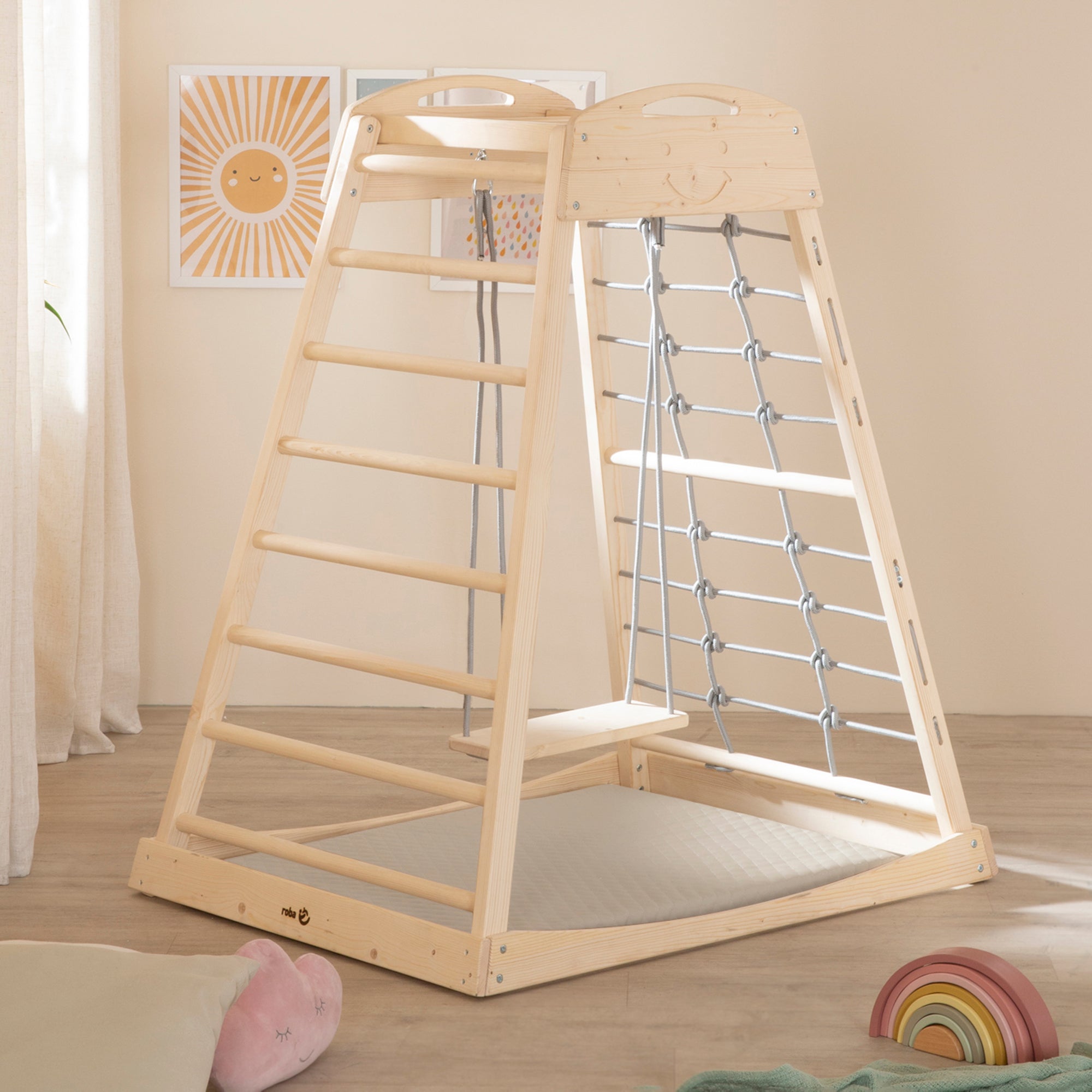 Roba 0311L245 Spielmatte 78x100 cm Greyish gesteppt hellgrau – Spielmatratzen - Bild 2 Roba 0311L245 Spielmatte 78x100 cm Greyish gesteppt hellgrau – Spielmatratzen - Produktbild 2
