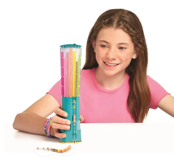Make It Real Heishi Perlen-Tower Bastelset mit bunten Scheibenperlen und Zubehör für Schmuckherstellung