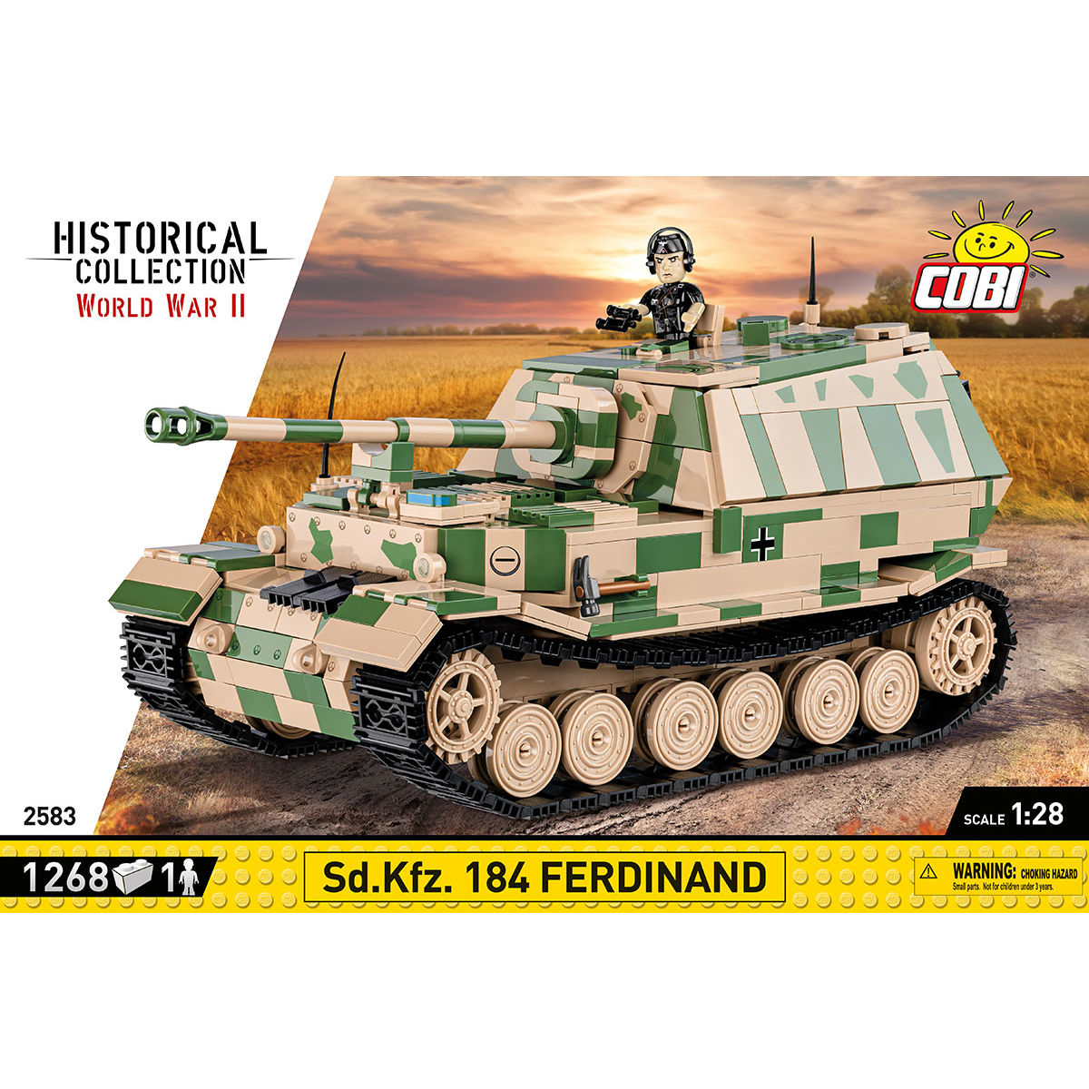 COBI 2583 - SD.KFZ. 184 Ferdinand Maßstabb 1:28) - Bild 3 COBI 2583 - SD.KFZ. 184 Ferdinand Maßstabb 1:28) - Bild 3