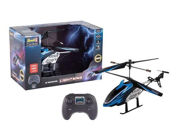 Carrera RC Helicopter Lightning, blau, Revell Control Ferngesteuerter Hubschrauber Carrera RC Helicopter Lightning, blau, Revell Control Ferngesteuerter Hubschrauber