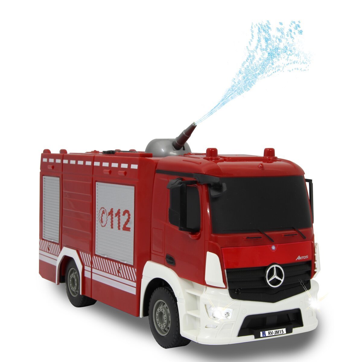JAMARA Feuerwehr TLF mit Spritzfunktion Mercedes-Benz Antos 1:26 2,4GHz ab 6 Jahren JAMARA Feuerwehr TLF mit Spritzfunktion Mercedes-Benz Antos 1:26 2,4GHz ab 6 Jahren