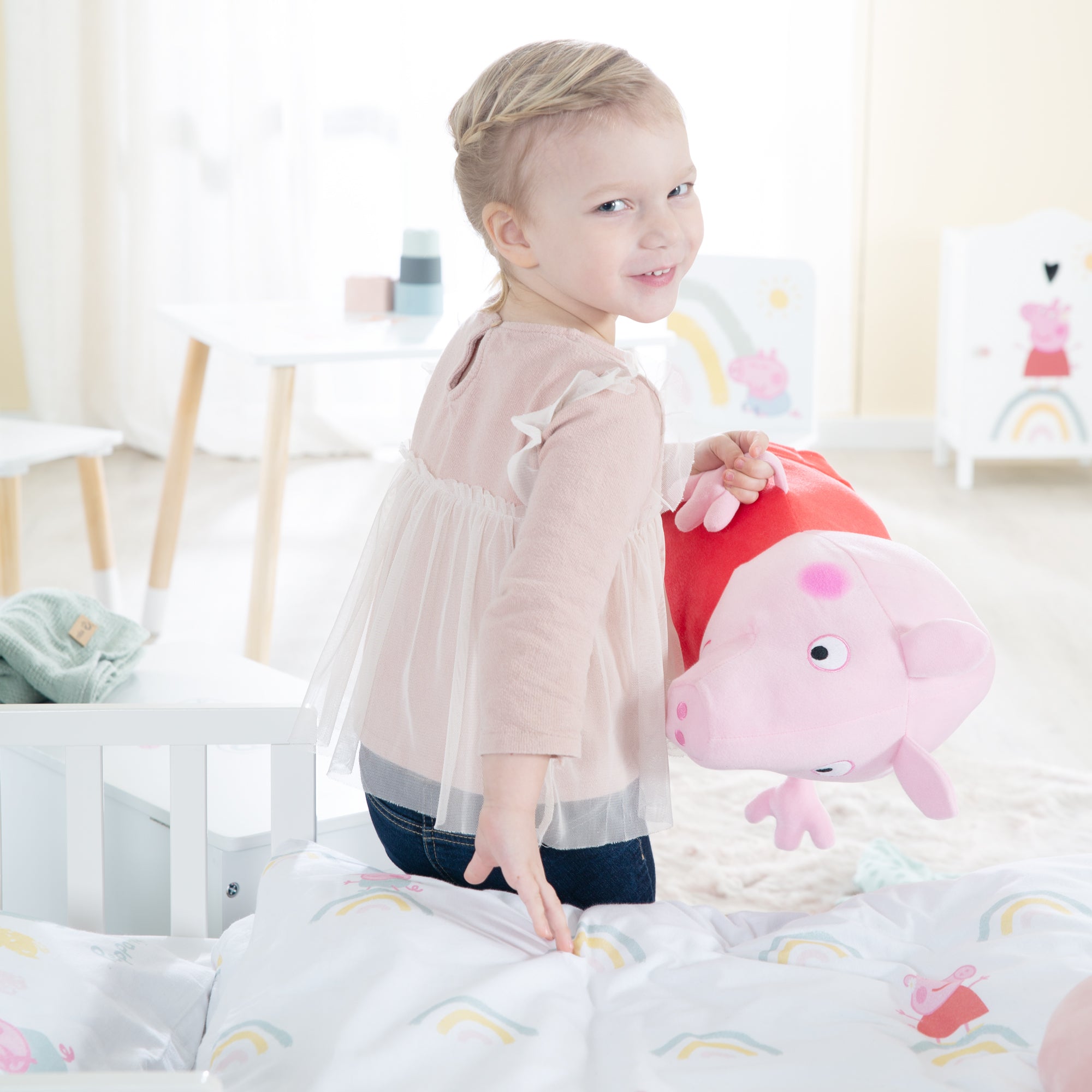 Roba 1491PP1 Bettwäsche 2-tlg Peppa Pig weiß – Bettwäschen - Bild 5 Roba 1491PP1 Bettwäsche 2-tlg Peppa Pig weiß – Bettwäschen - Produktbild 5