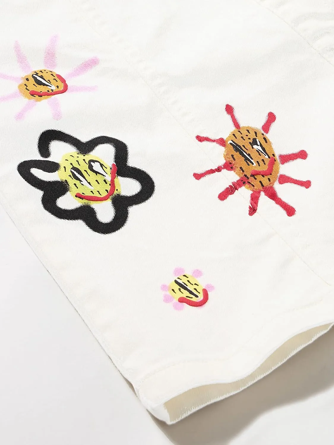 Desigual Mädchen Kleid - Ärmelloses Kleid mit Stickerei und Cut-Outs 23SGVD021000