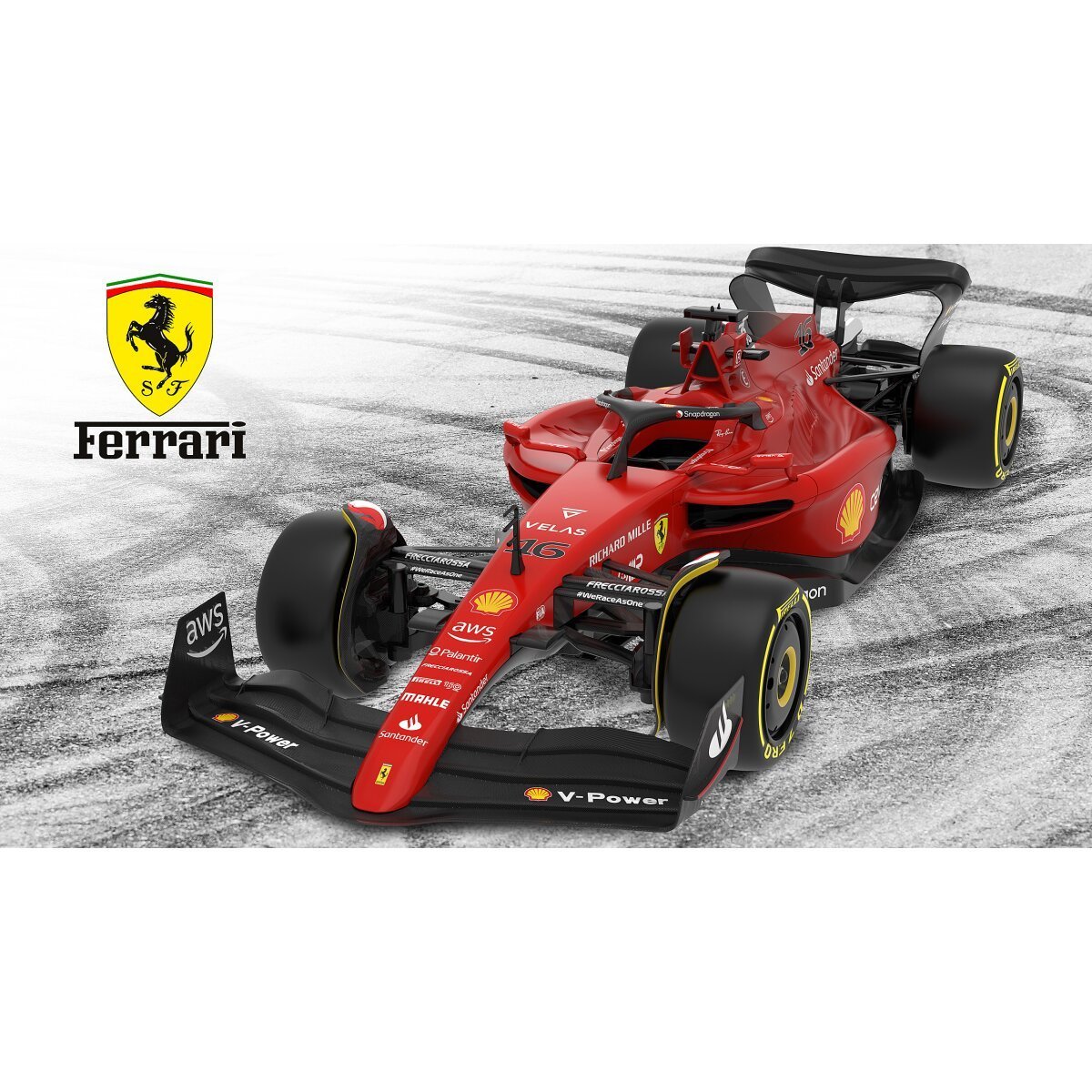 JAMARA Ferrari F1-75 1:12 rot 2,4GHz ab 6 Jahren JAMARA Ferrari F1-75 1:12 rot 2,4GHz ab 6 Jahren