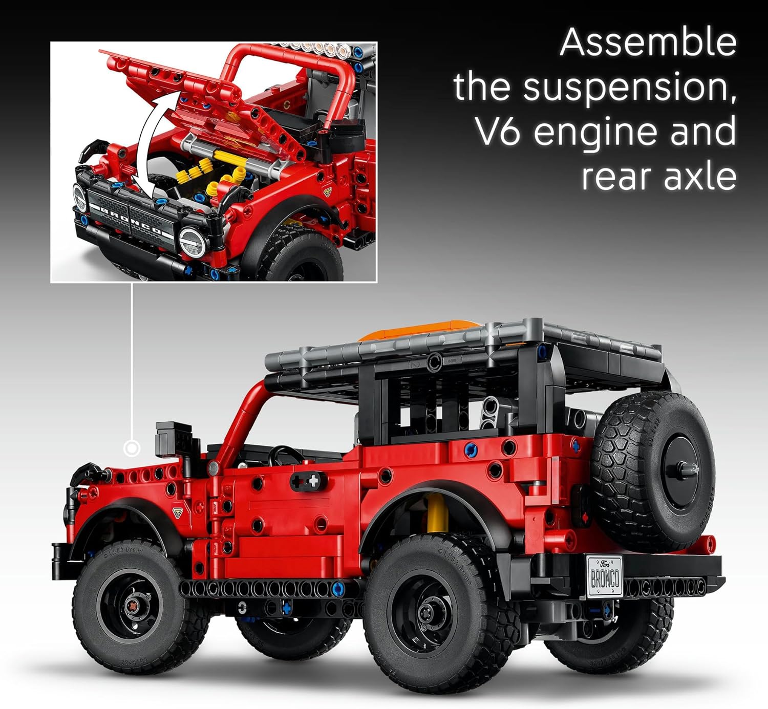 LEGO Technic 42173 Mercedes-AMG F1 W14 E Performance Pull-Back Rennwagen in Schwarz