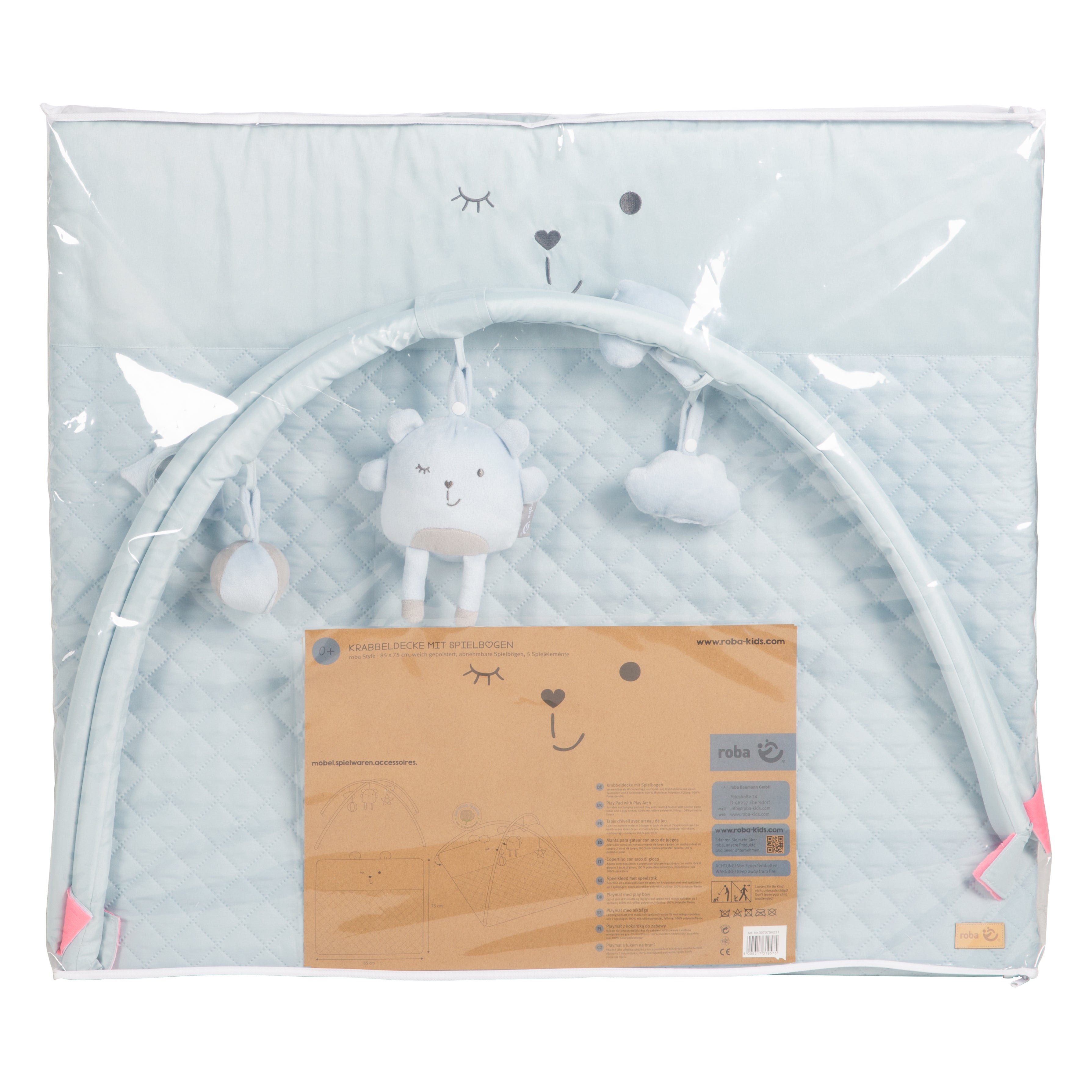 Roba 307075V231 Krabbeldecke mit Spielbogen türkis – Krabbeldecken - Bild 11 Roba 307075V231 Krabbeldecke mit Spielbogen türkis – Krabbeldecken - Produktbild 11