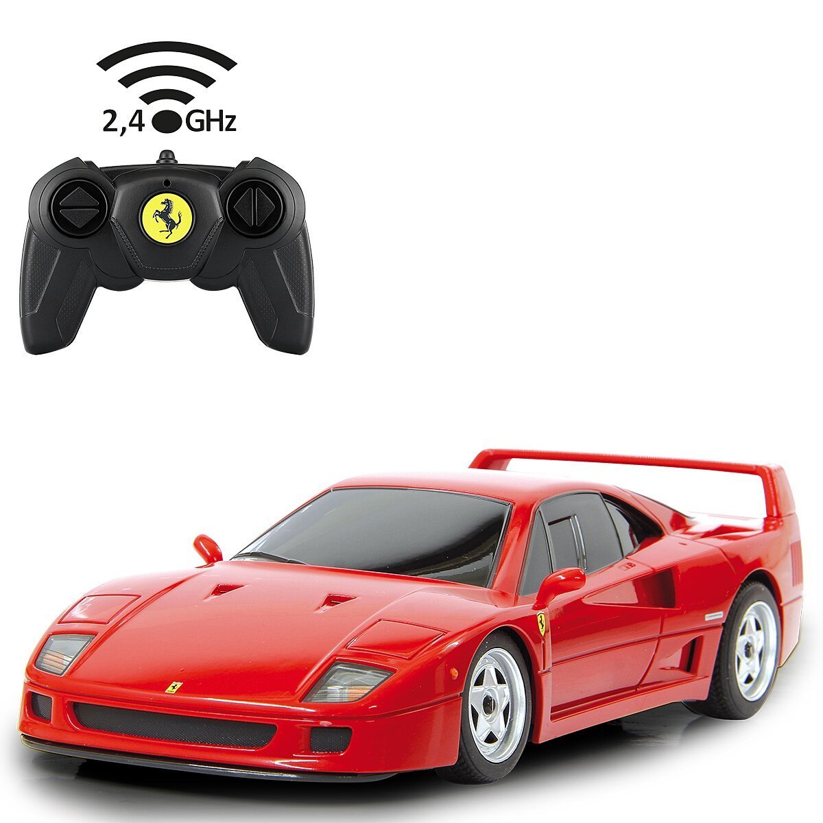 JAMARA Ferrari F40 1:24 rot 2,4GHz ab 6 Jahren