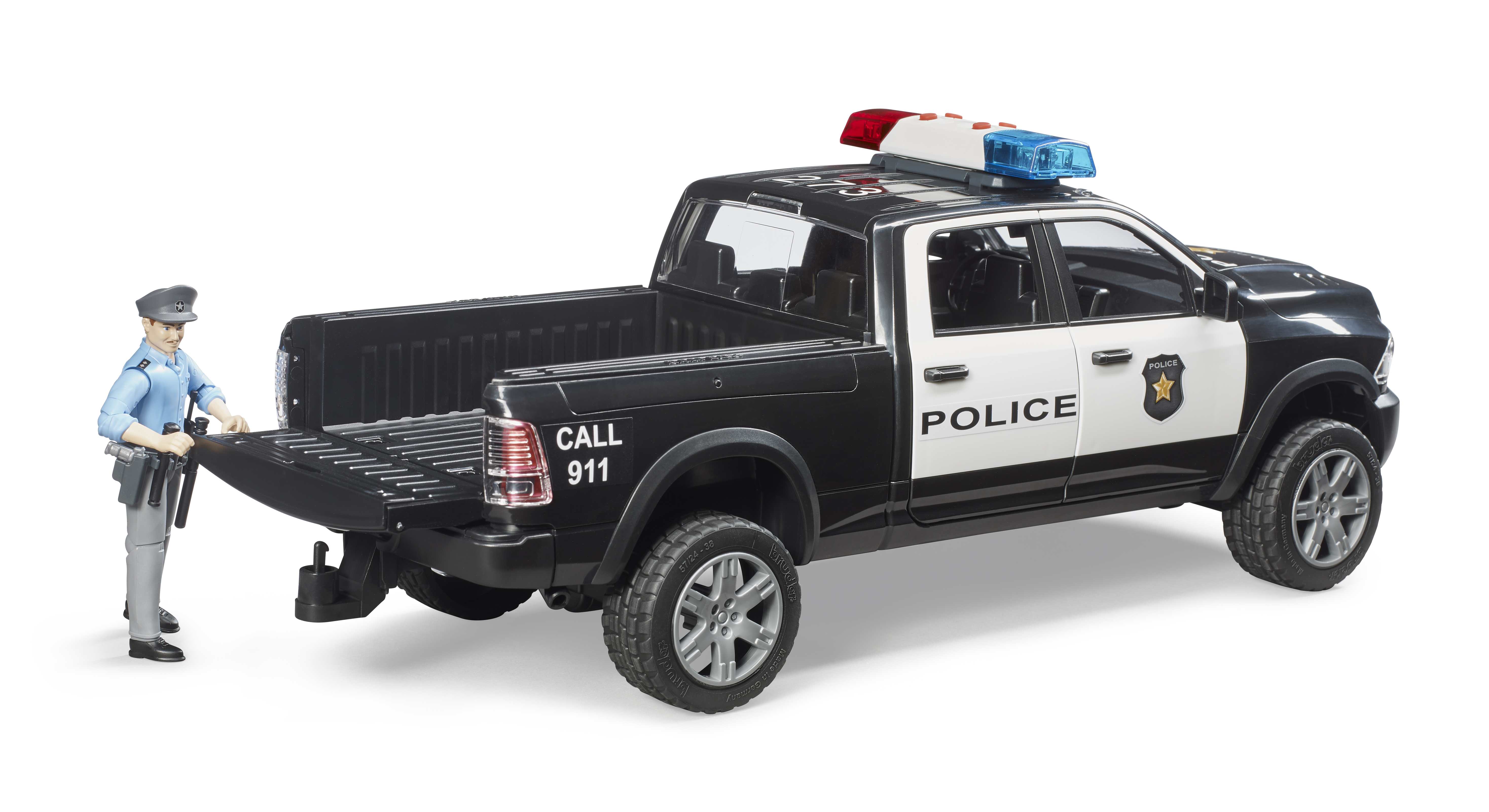 BRUDER 02505 - RAM 2500 Polizei Pickup mit Polizist - Bild 5 BRUDER 02505 - RAM 2500 Polizei Pickup mit Polizist - Bild 5