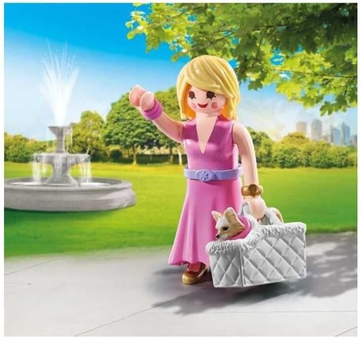 PLAYMOBIL 71737 - My Life: It-Girl mit Chihuahua im Taschenformat Kind, Weiblich, Mädchen, Person, Handschuh