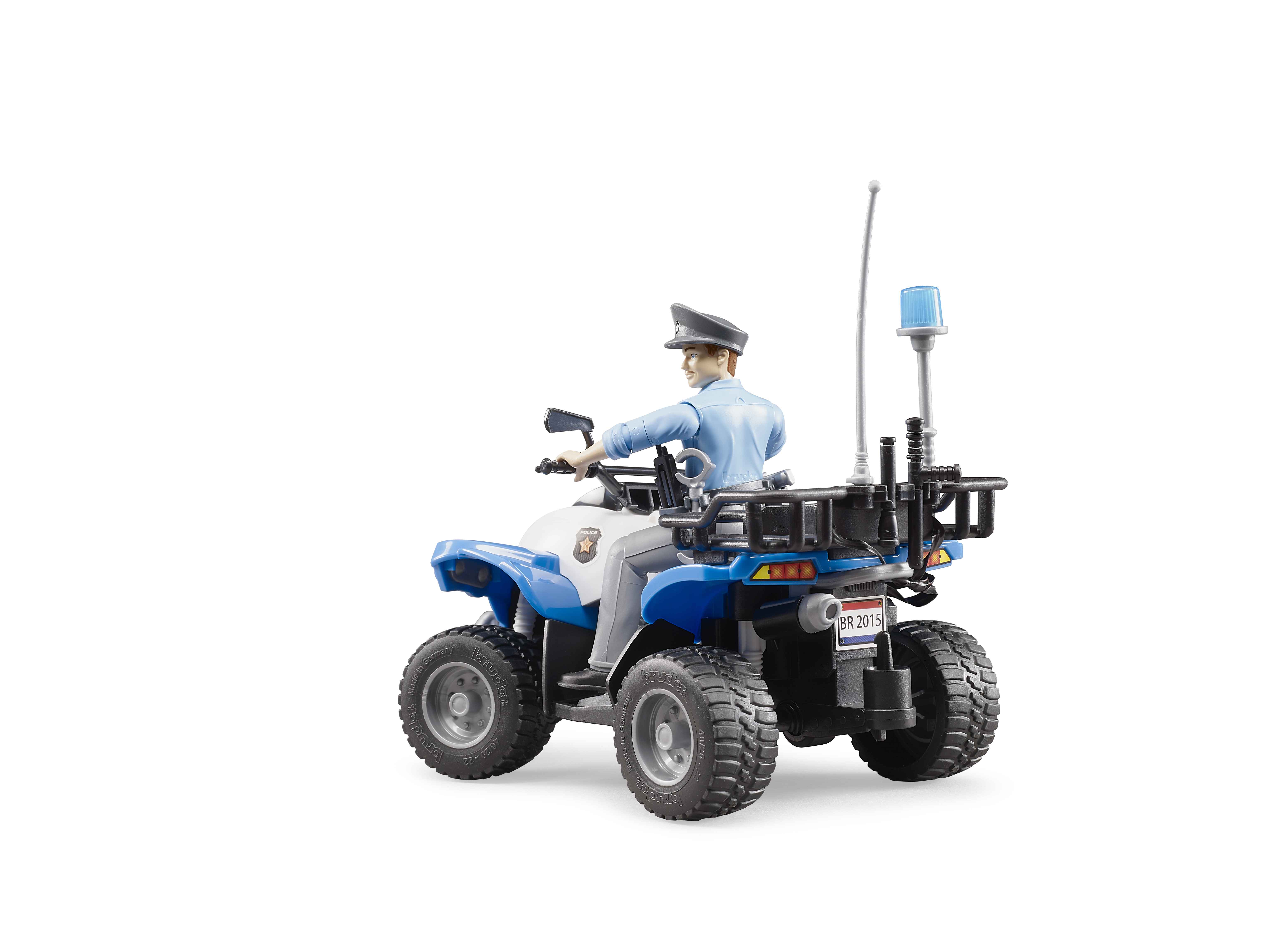 BRUDER 63010 - Polizei-Quad mit Polizist und Ausstattung - Bild 3 BRUDER 63010 - Polizei-Quad mit Polizist und Ausstattung - Bild 3