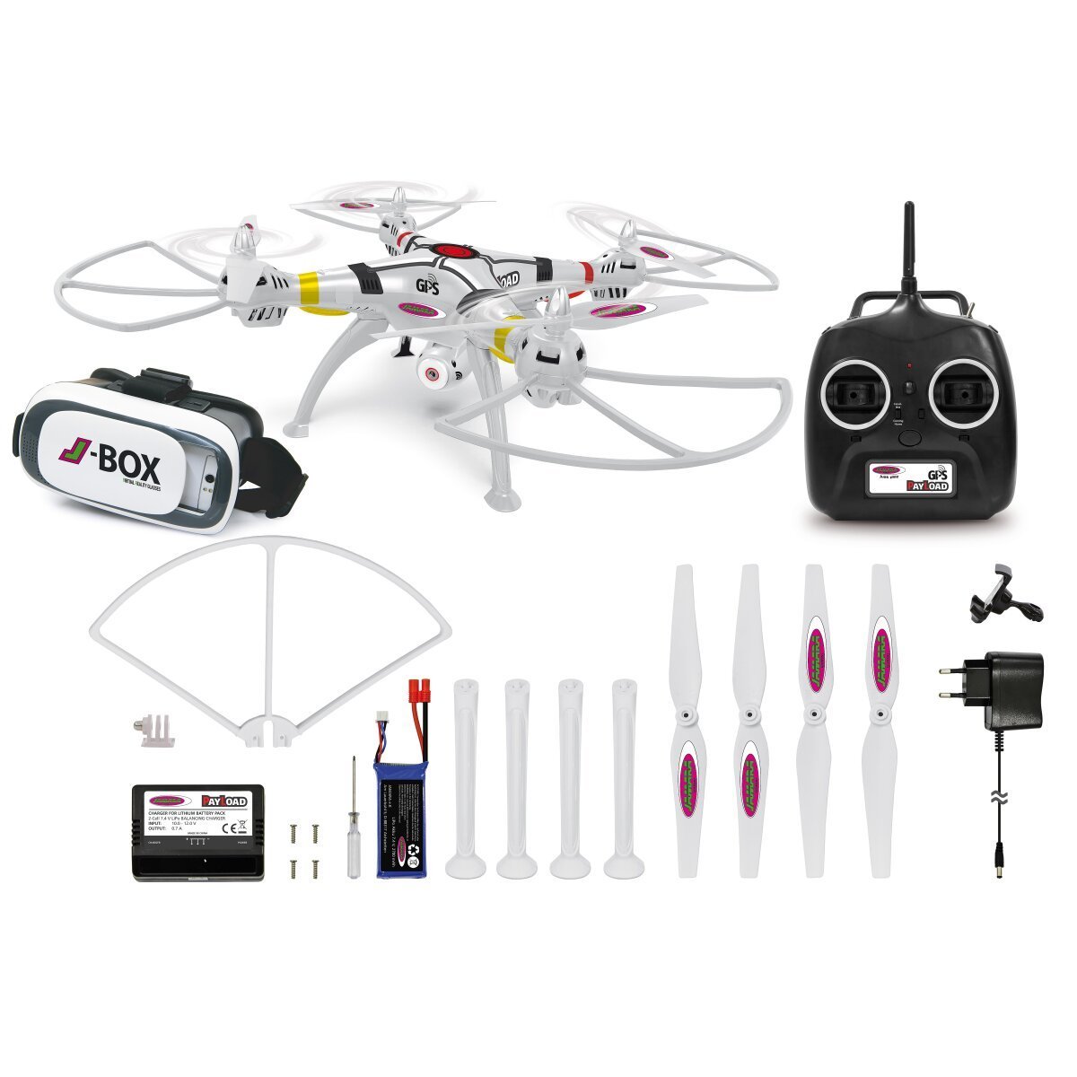 JAMARA Payload GPS VR Drone Altitude HD FPV Wifi Coming Home ab 14 Jahren