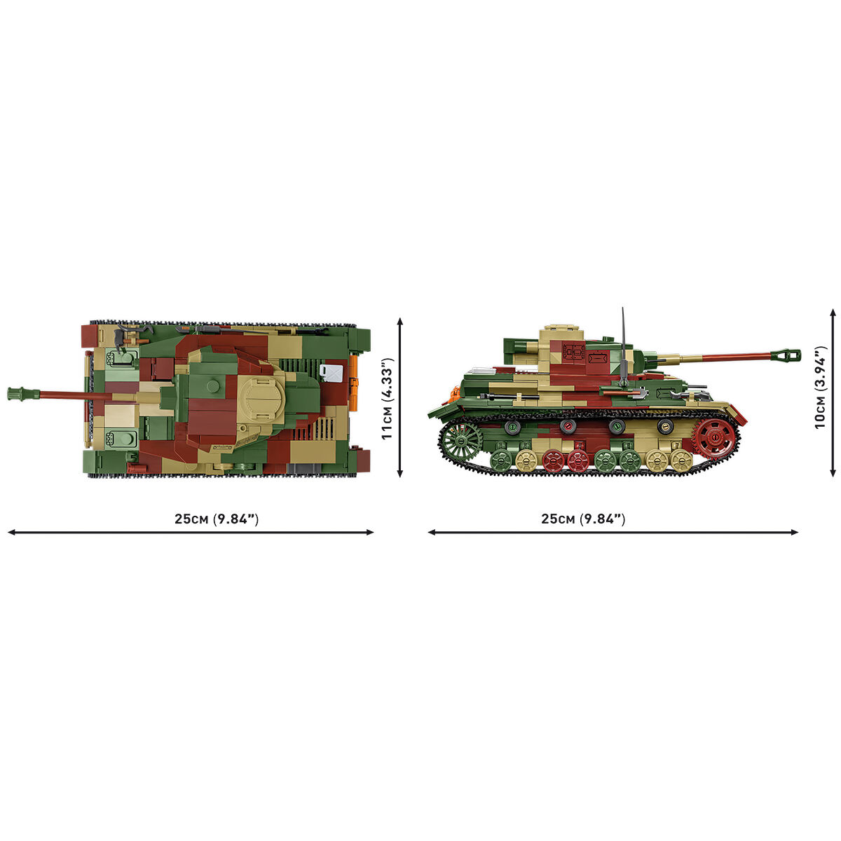 COBI 2592 - PZKPFW IV AUSF. G Maßstabb 1:28) - Bild 7 COBI 2592 - PZKPFW IV AUSF. G Maßstabb 1:28) - Bild 7
