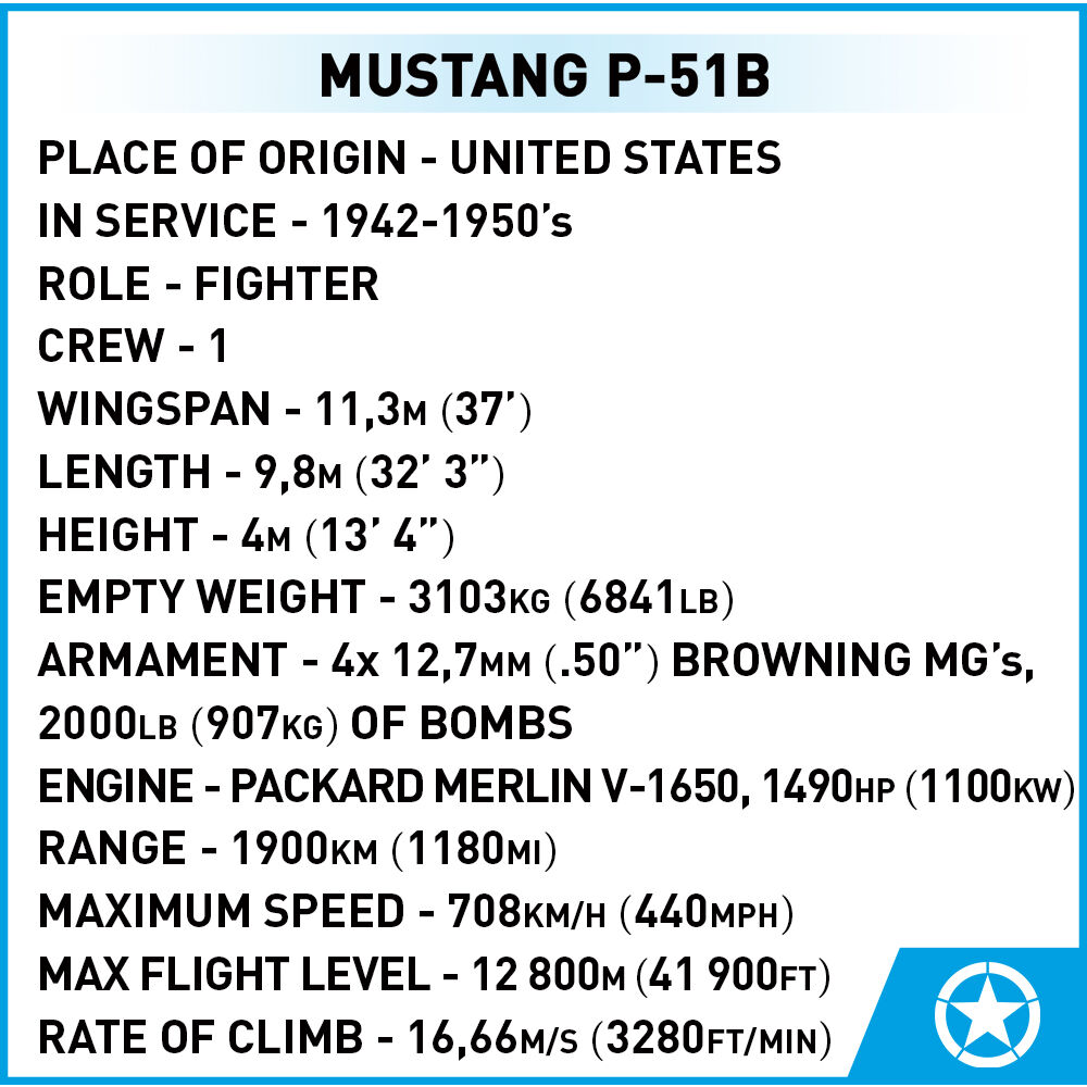 COBI 5869 - Mustang P-51B - Bild 7 COBI 5869 - Mustang P-51B - Bild 7