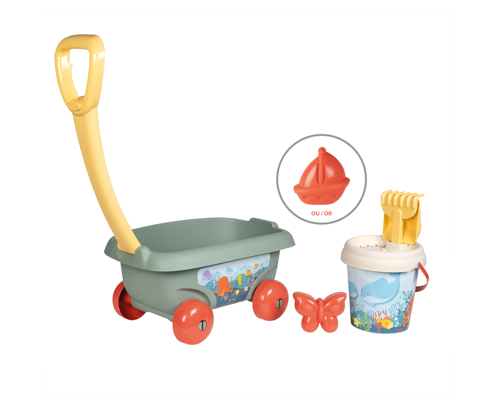 Smoby Smoby Life Handwagen mit Eimergarnitur