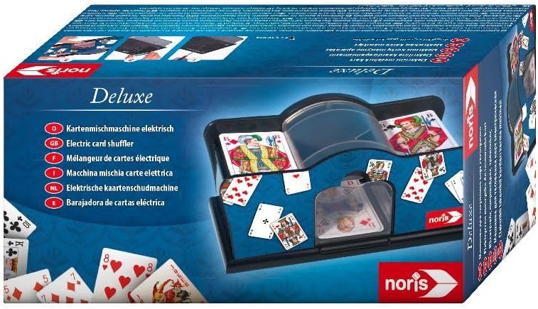 Noris Karten-Mischmaschine Elektrisch - Für gleichmäßiges Mischen bei jedem Kartenspiel 606154621 Spiel