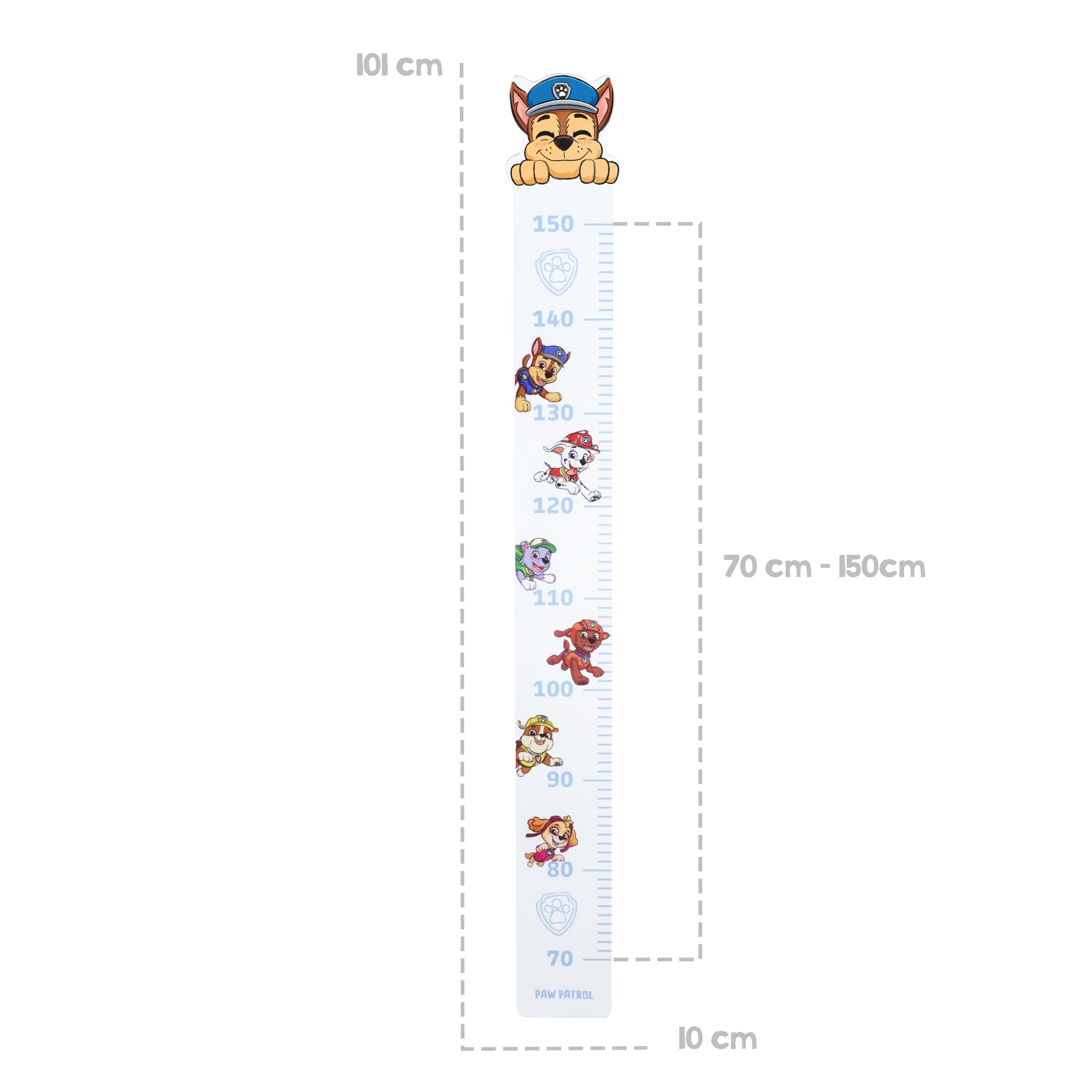 Roba 450100PW1 Messlatte Paw Patrol weiß – Spielmöbel - Bild 3 Roba 450100PW1 Messlatte Paw Patrol weiß – Spielmöbel - Produktbild 3