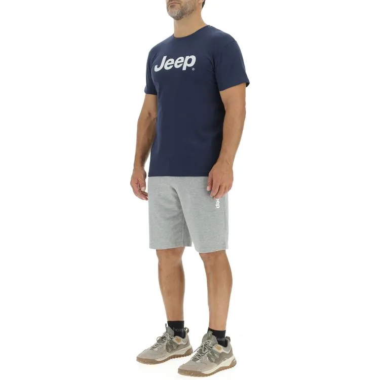 JEEP Herren T-Shirt O103218BL - Dunkelblau mit großem Jeep-Logo GR. XXL JEEP Herren T-Shirt O103218BL - Dunkelblau mit großem Jeep-Logo GR. XXL