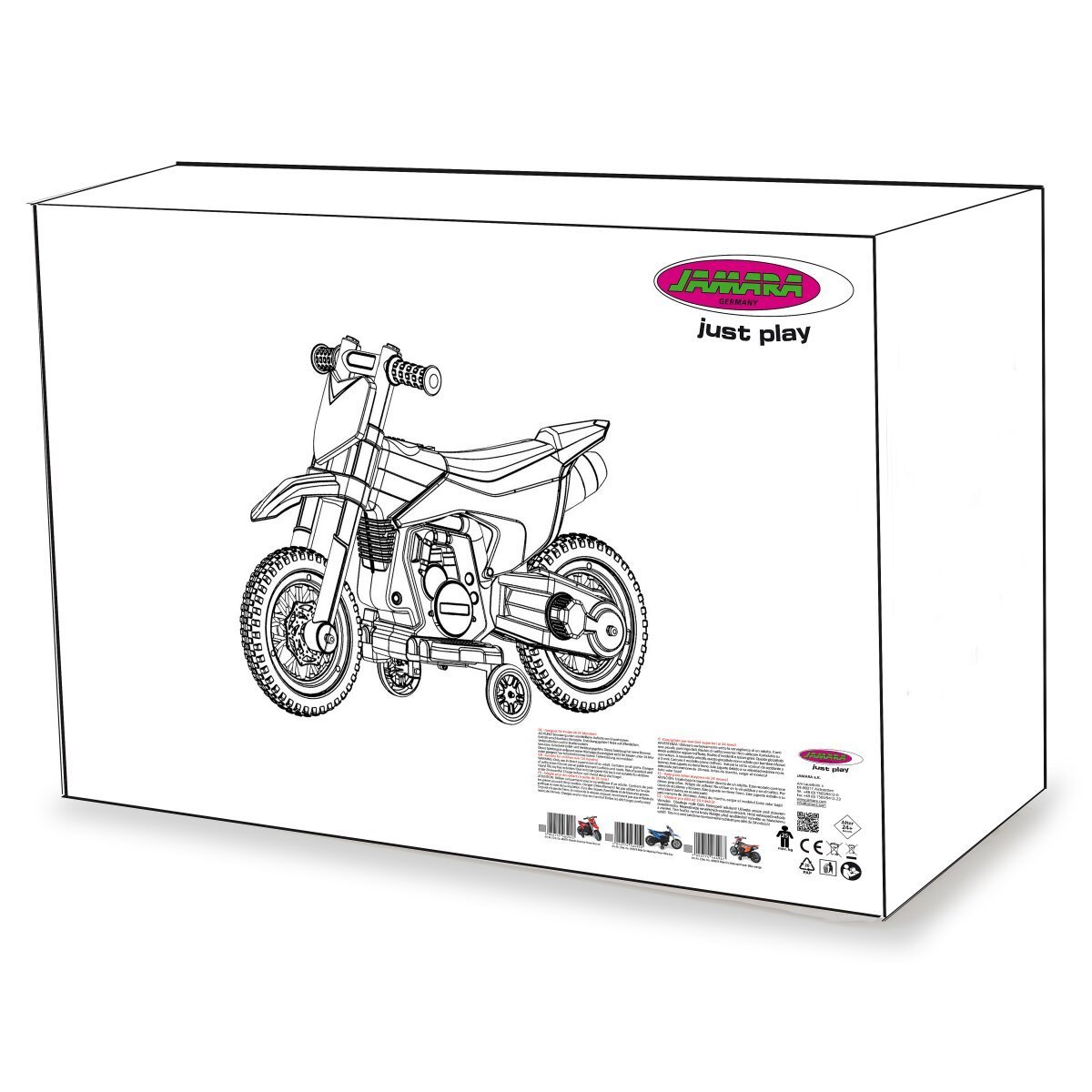JAMARA Ride-on Motorrad Power Bike blau 6V ab 24 Monaten