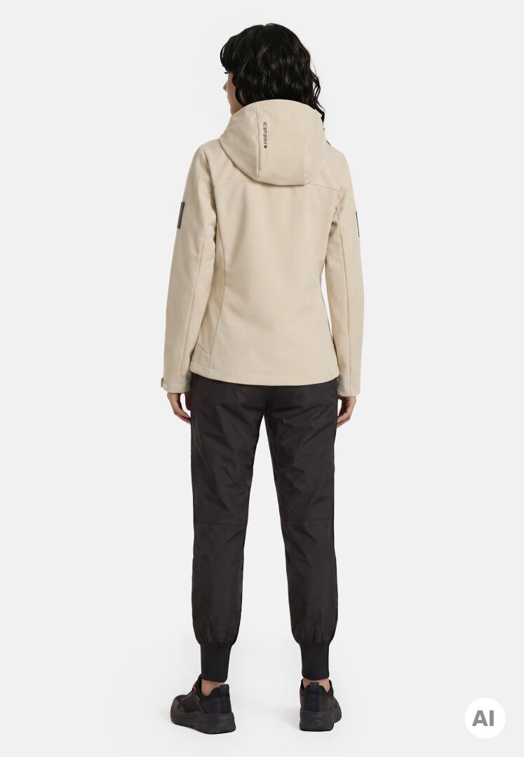 ICEPEAK ICEPEAK 254972542IBE BURLINGTON Softshell Jacke Damen Beige ICEPEAK ICEPEAK 254972542IBE BURLINGTON Softshell Jacke Damen Beige