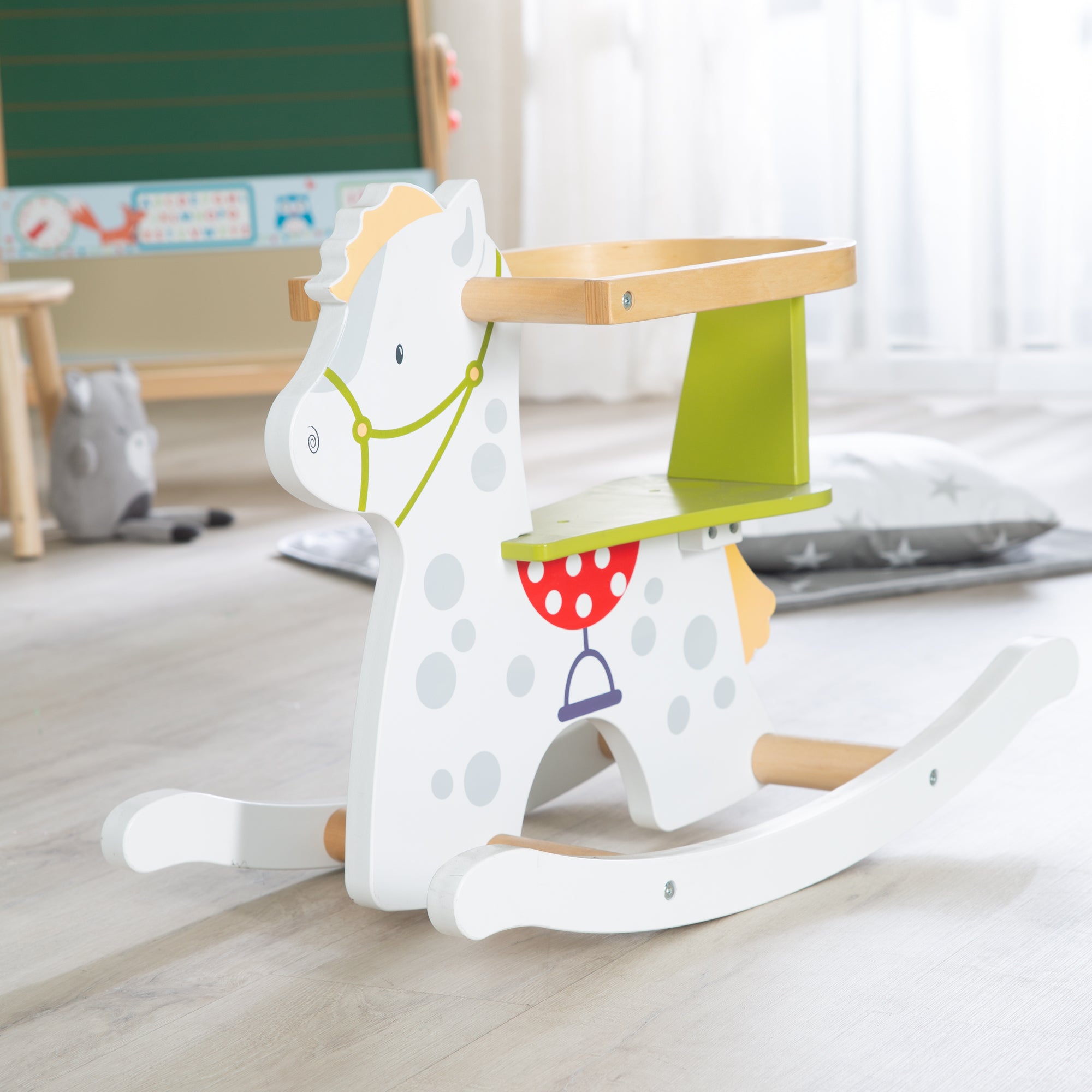 Roba 69024 Schaukelpferd weiß – Spielen & Spaß - Bild 2 Roba 69024 Schaukelpferd weiß – Spielen & Spaß - Produktbild 2