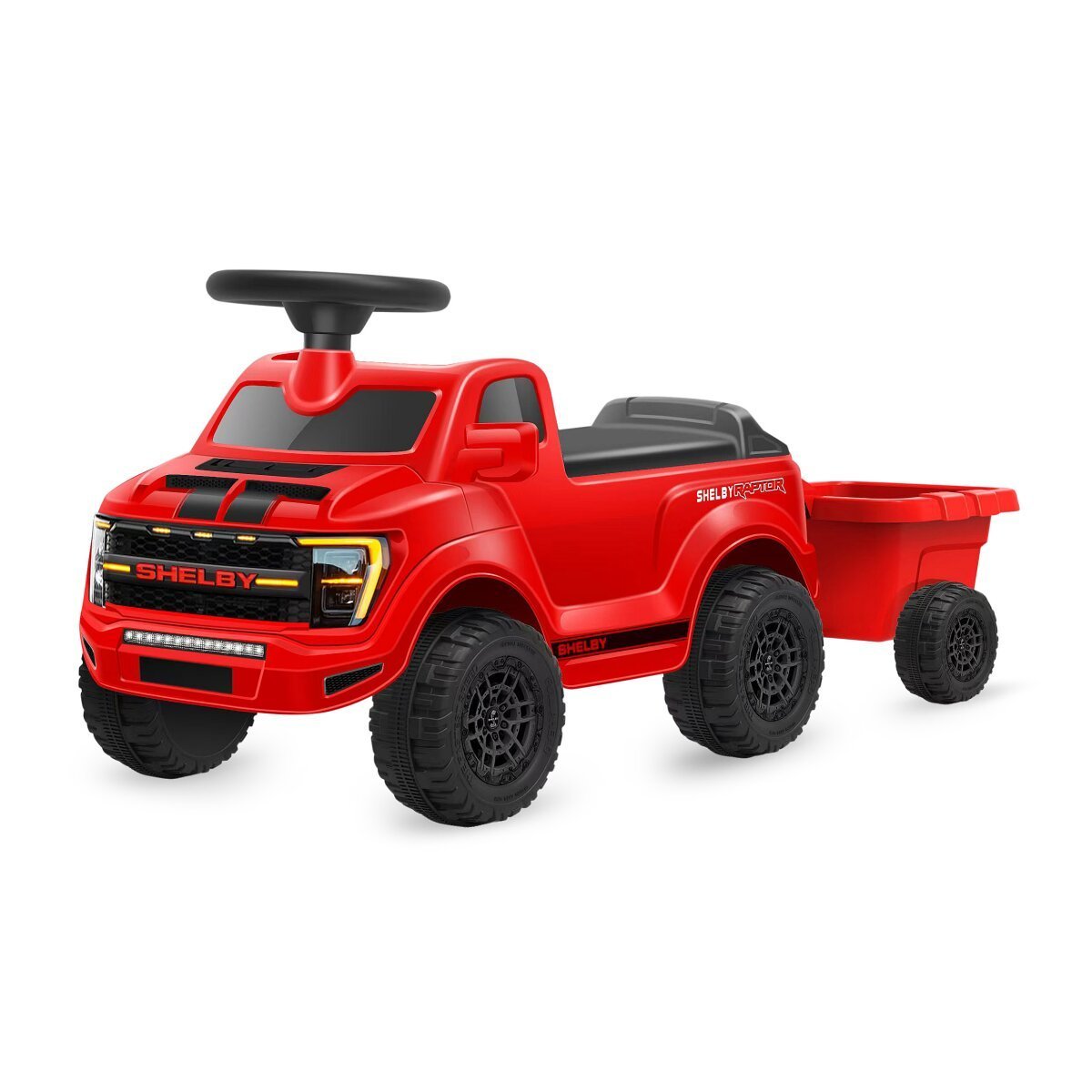 JAMARA Rutscher Shelby Ford F-150 Raptor mit Anhänger rot ab 18 Monaten JAMARA Rutscher Shelby Ford F-150 Raptor mit Anhänger rot ab 18 Monaten