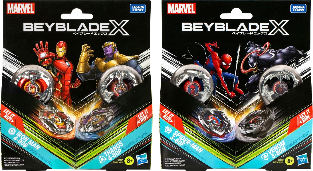 Beyblade X MARVEL COLLAB MULTIPACK Beyblade, X, MARVEL, COLLAB, MULTIPACK, Person, Band, Person, Band, Person, Band