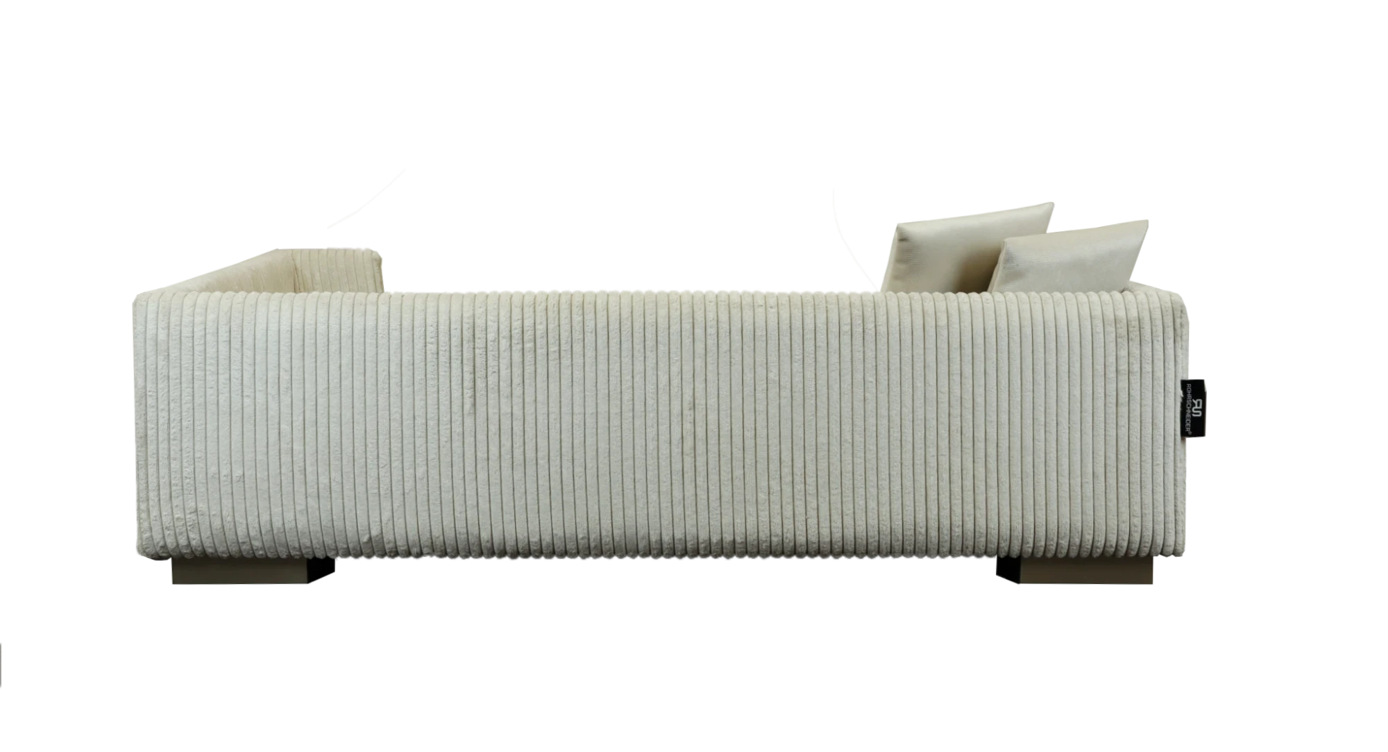 Rohrschneider RS 22340 Hundesofa gepolstert Cord – Sofa mit Wendekissen