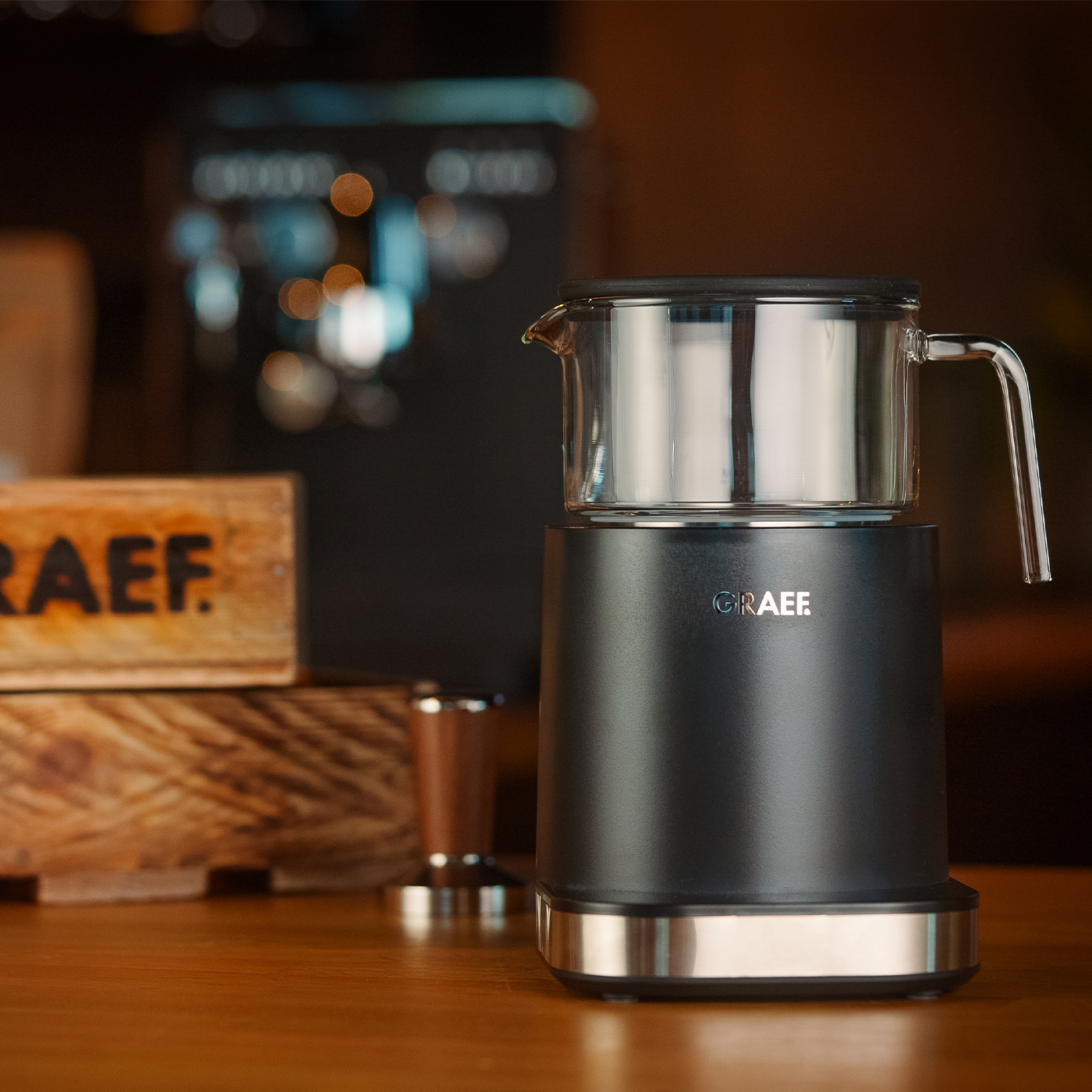 Graef Induktions-Milchaufschäumer – Perfekter Milchschaum in Barista-Qualität MS902EU